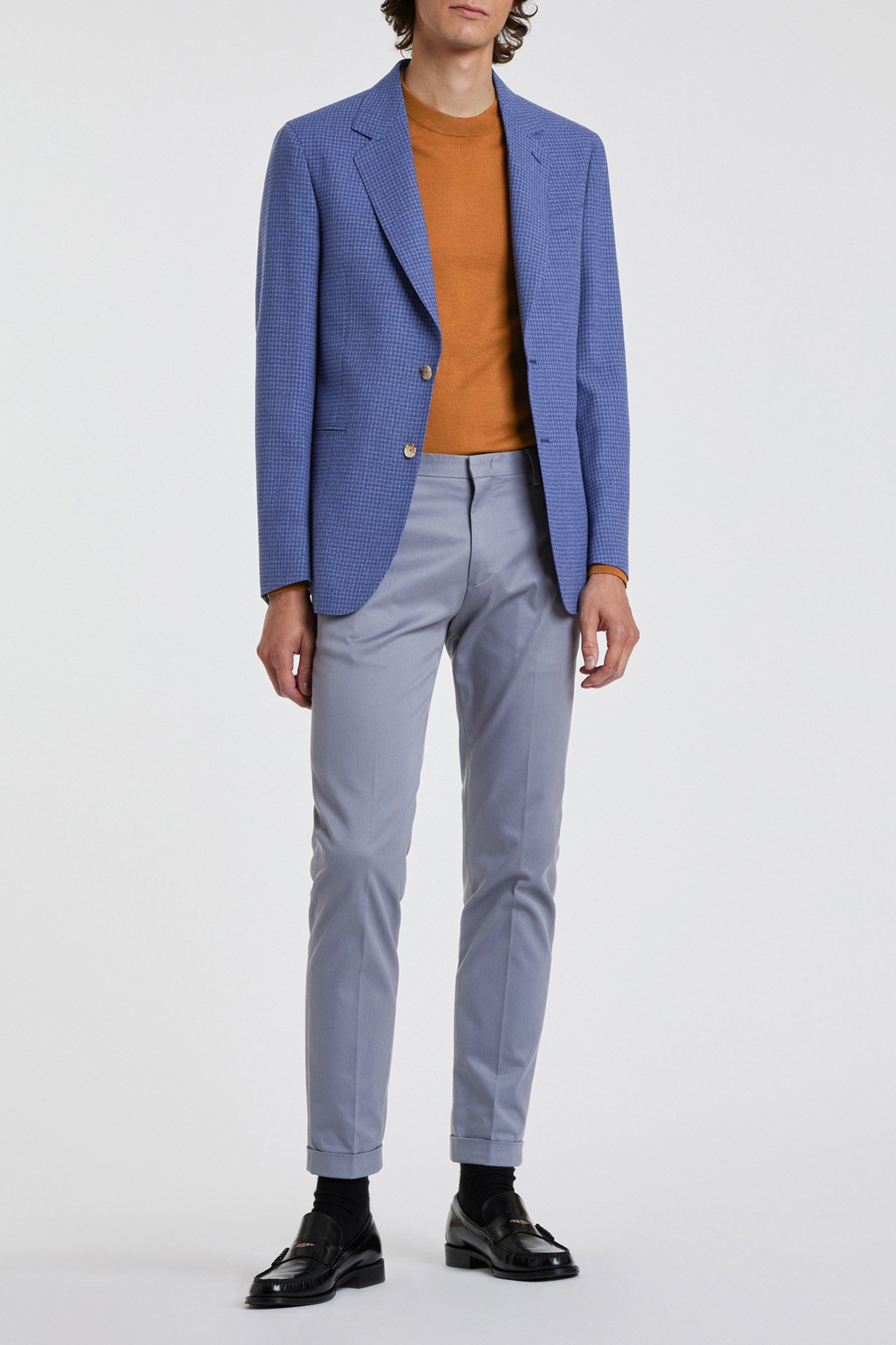 GENTS 2BTN JACKET COBALT BLUE 3