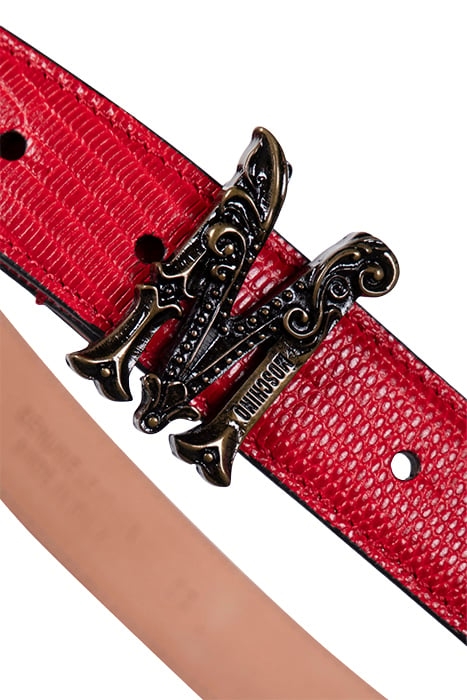 BAROQUE M BELT WITH TEJUS PRINT RED 3