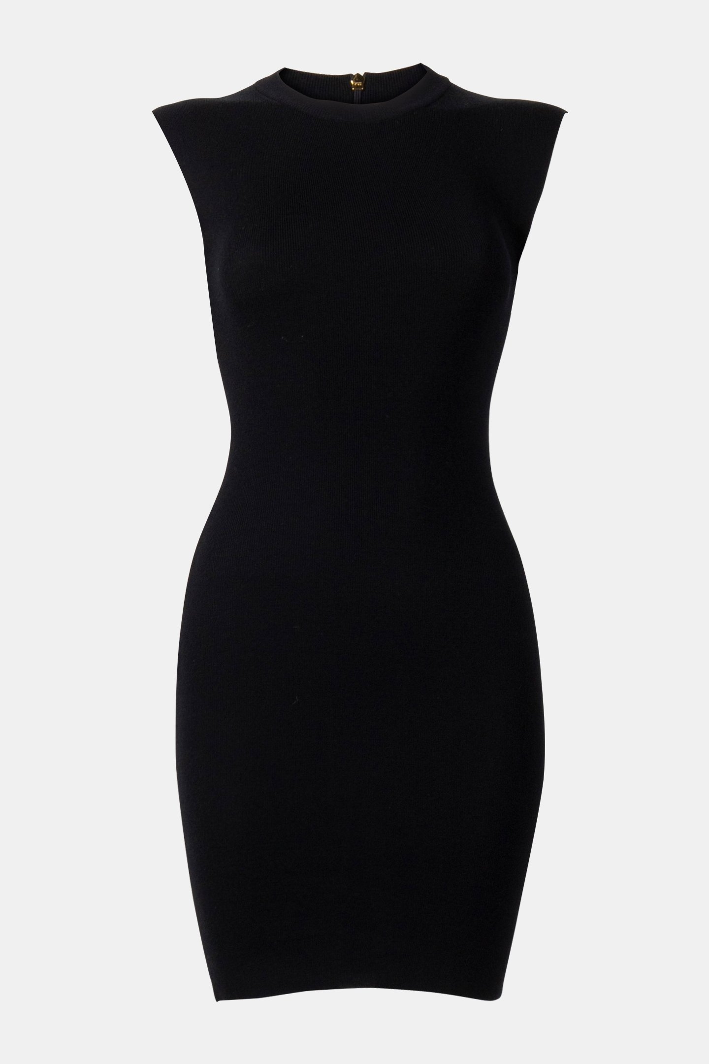 MERINO CAP SLV MINI DRESS BLACK 3