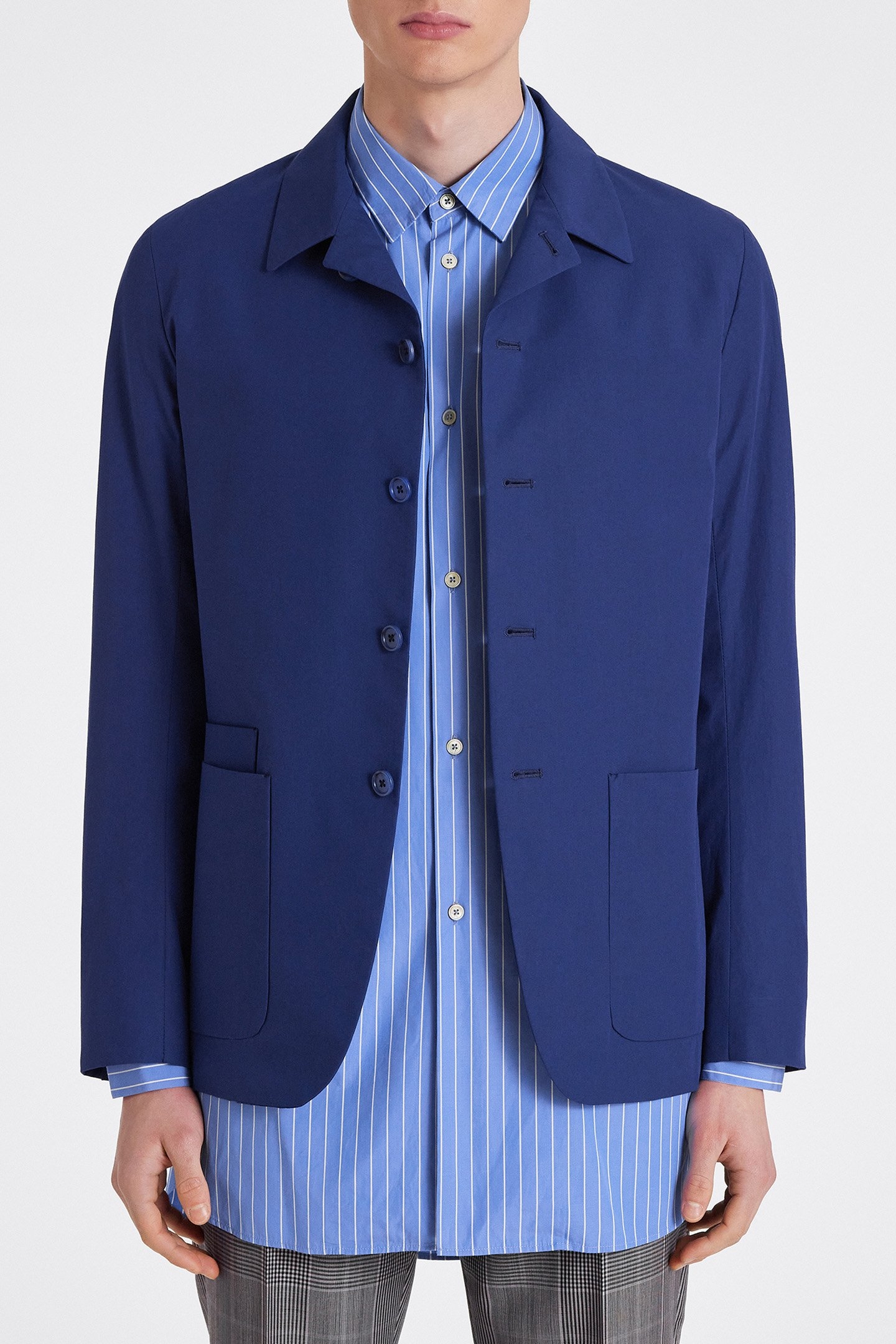 MENS 2BTN JACKET INDIGO 1