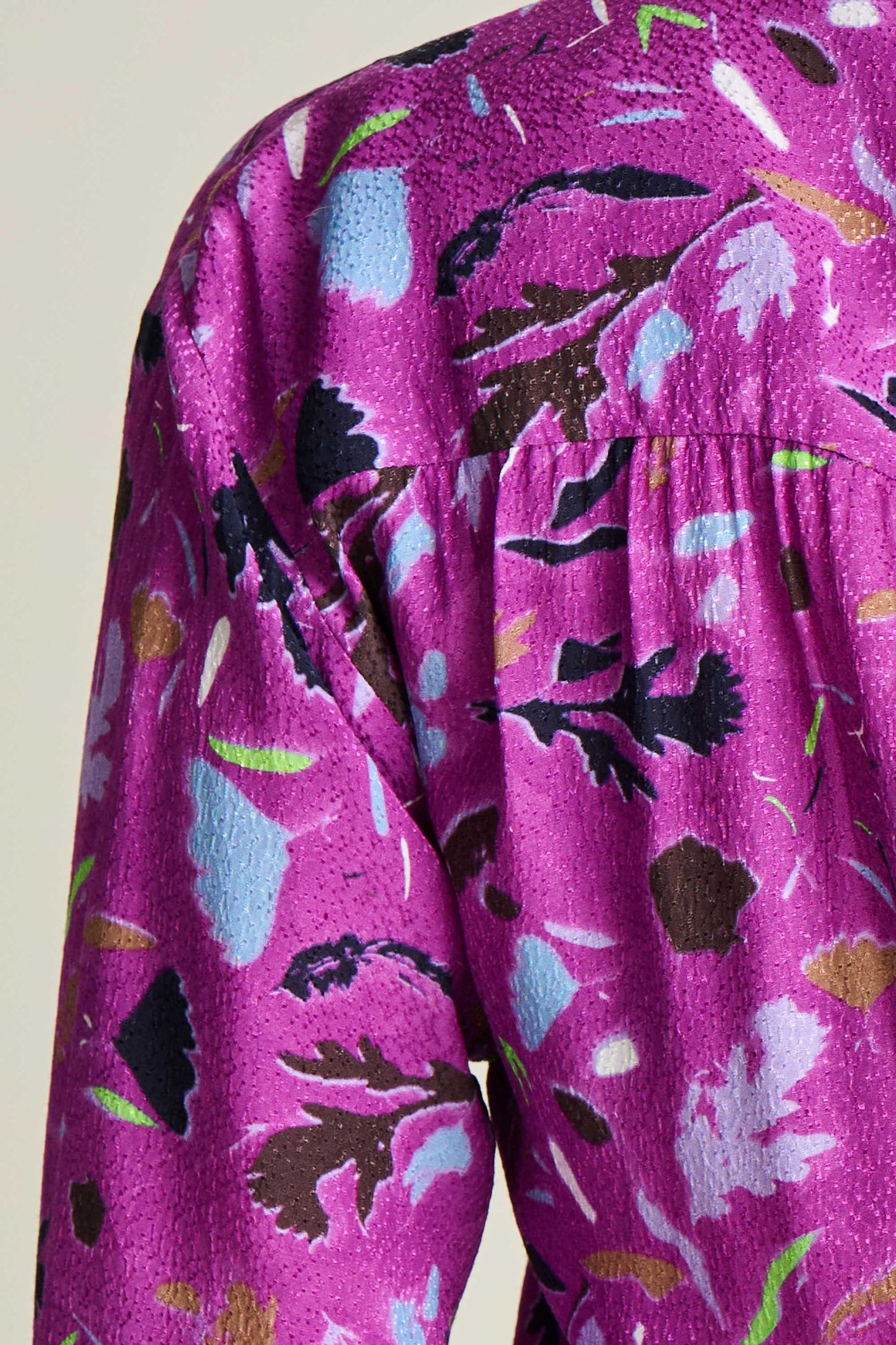 BLOUSE - MILLY FEATHERFEST CACTUS PINK 6