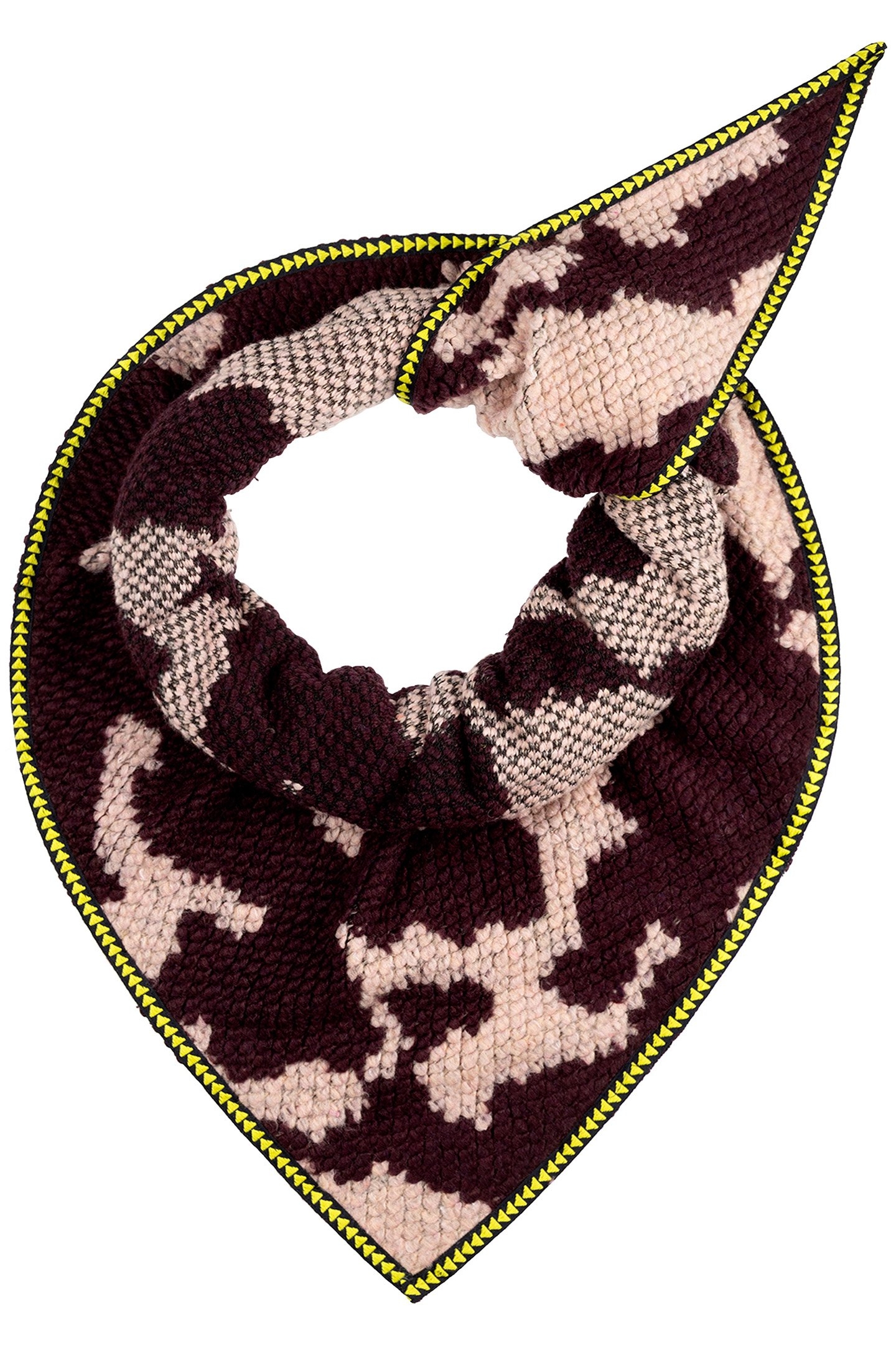 SHAWL - CAMO RED PINK 1
