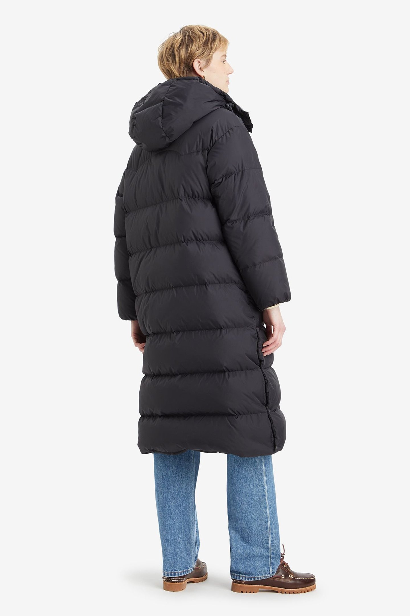 PUFFER COAT IN BLACK 2