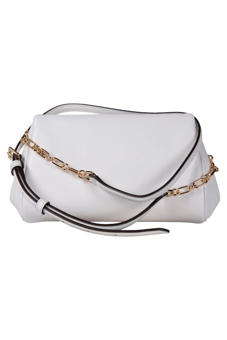 MEDIUM TOP ZIP CROSSBODY BAG IN WHITE 2