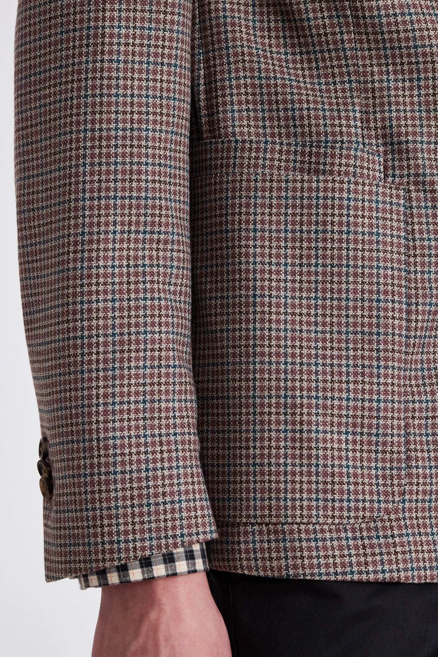 MENS 2 BUTTON JACKET BROWN 5