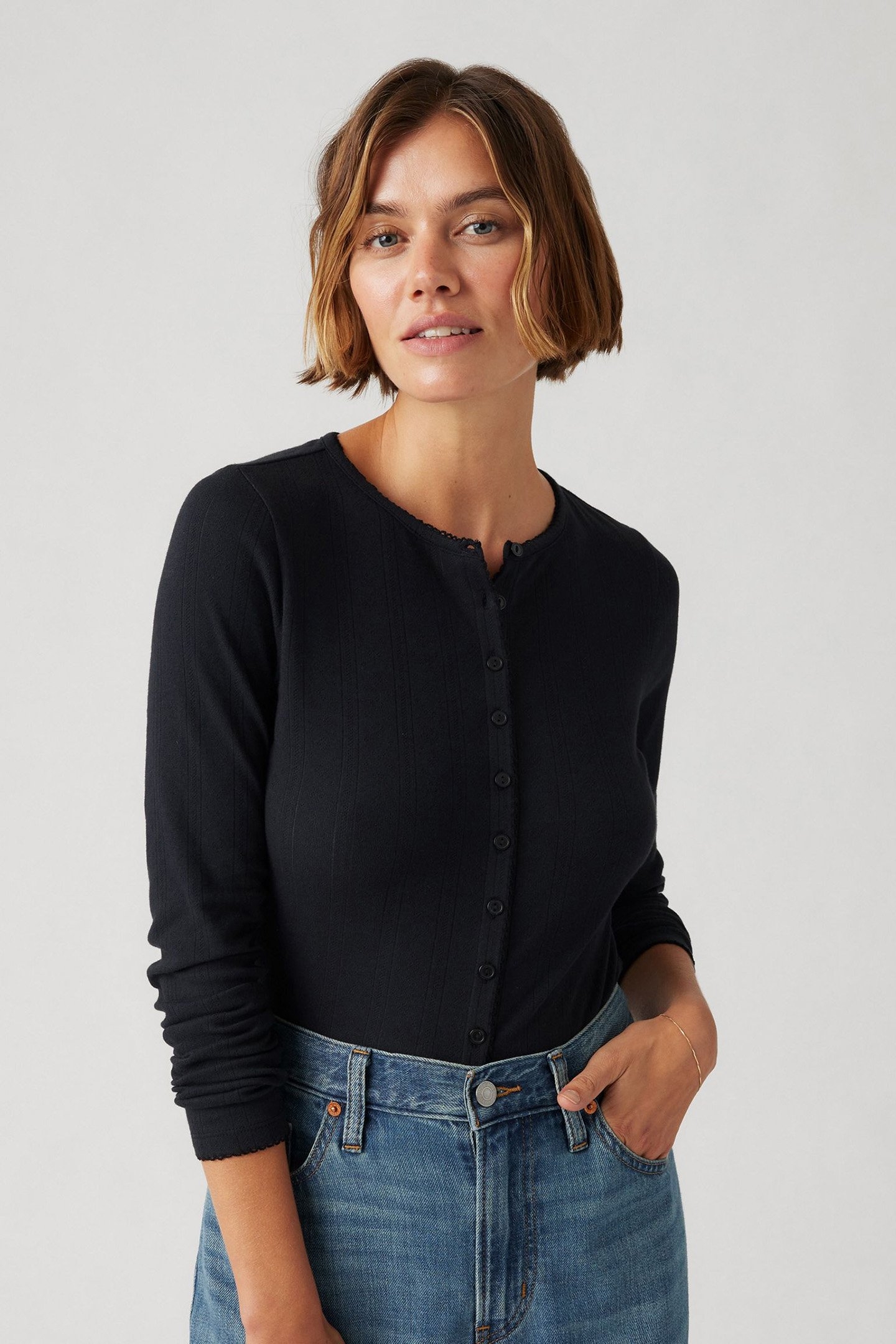 DRY GOODS POINTELLE LS ANTHRACITE NIGHT 4