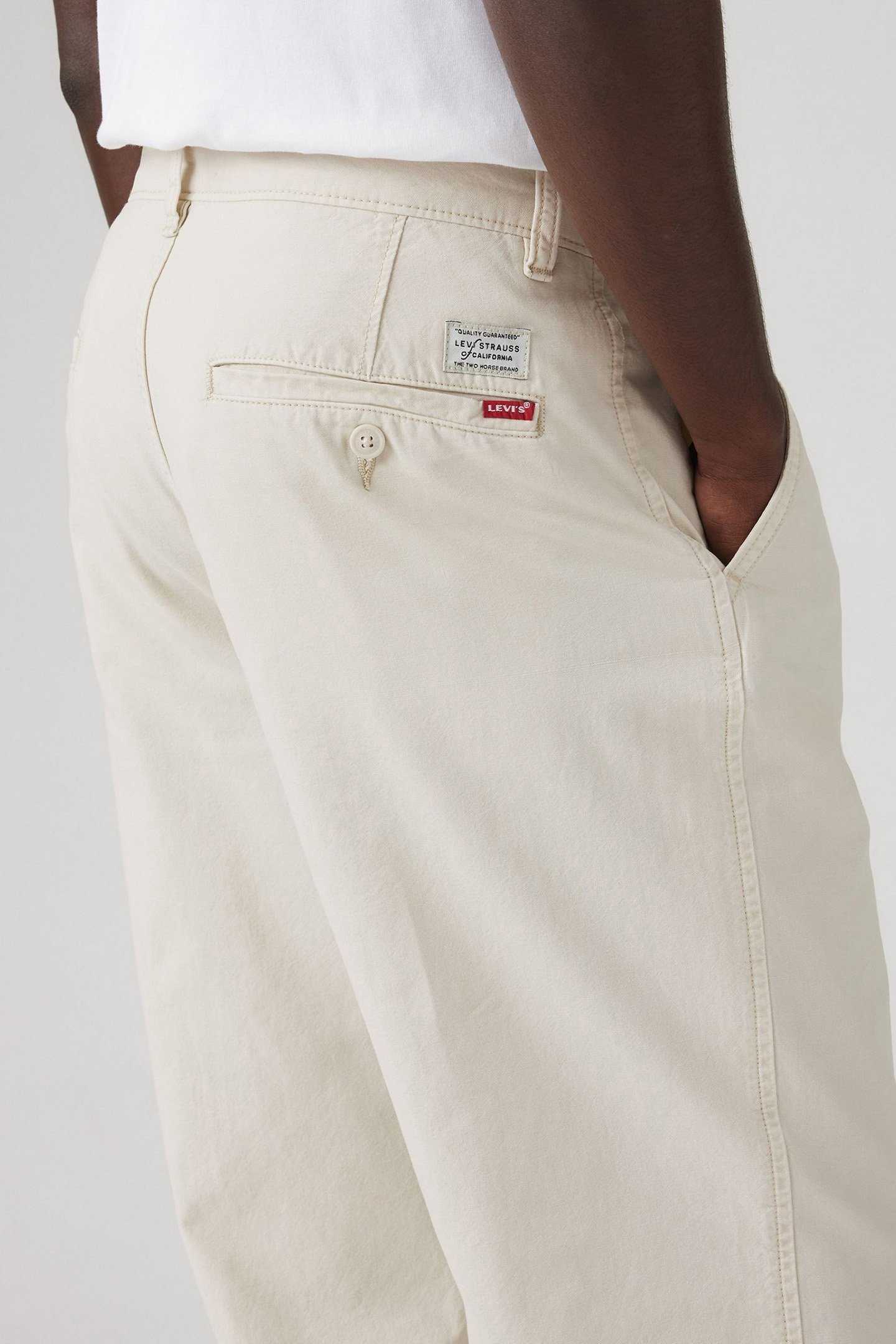 XX CHINO LOOSE STRT SILVER BIRCH LINEN 6