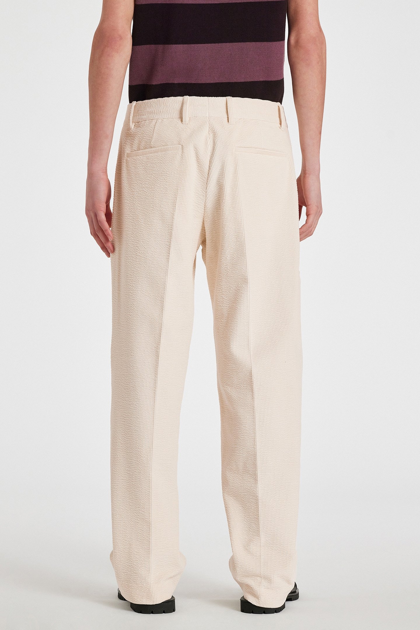 MENS POP TROUSER OFF WHITE 2