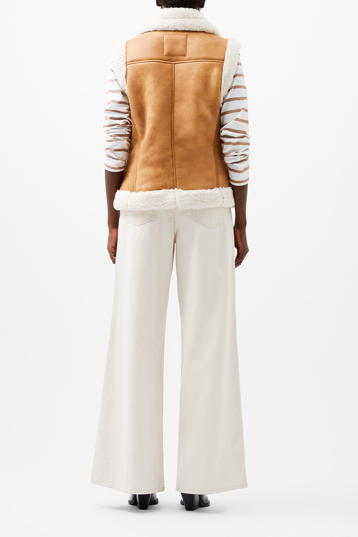 CAMRY SUEDETTE GILLET TAN 3
