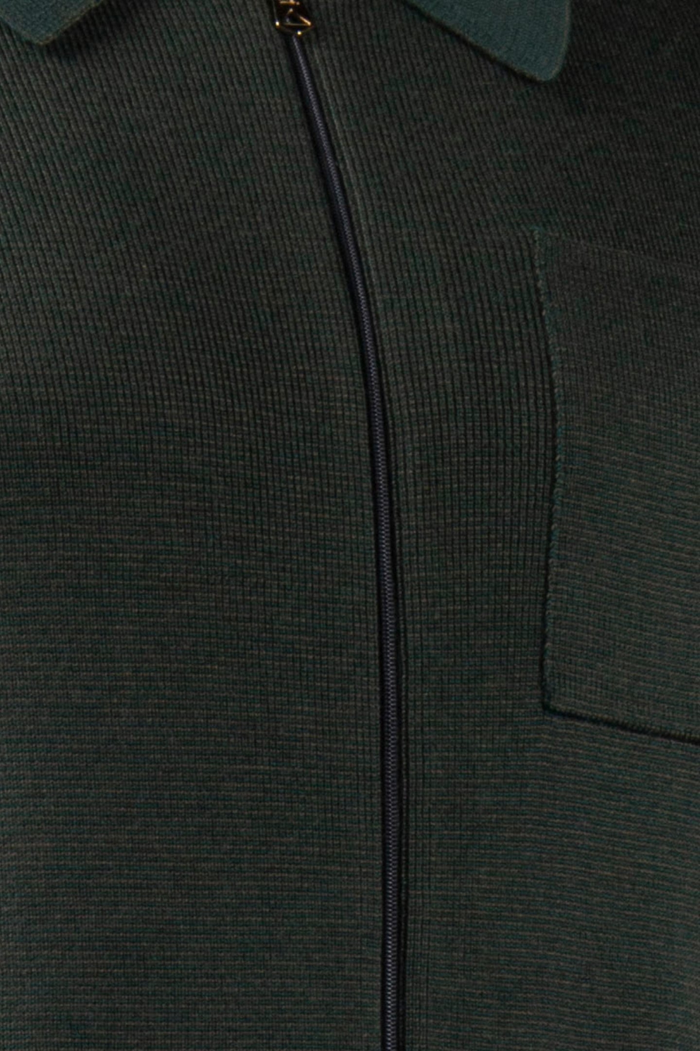 MENS CARDIGAN ZIP THRU BOTTLE GREEN 4