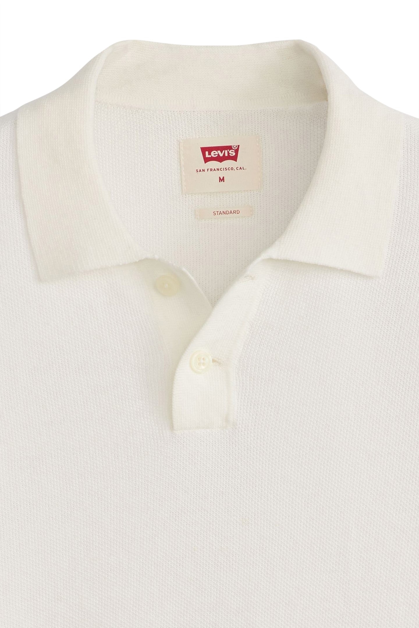 SWEATER KNIT POLO LINEN SEED STITCH BRIG 6