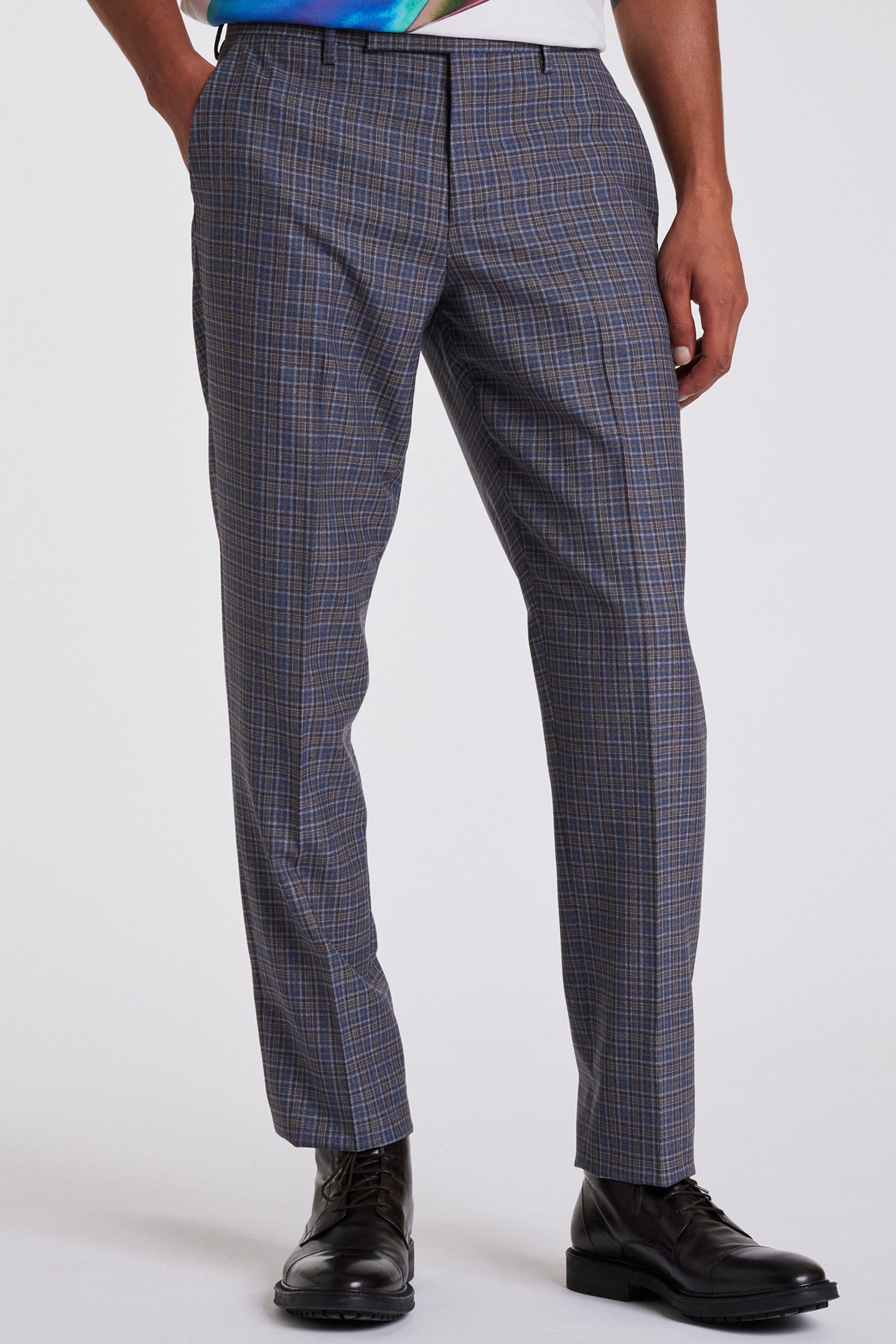 GENTS SLIM FIT TROUSER COBALT BLUE 1