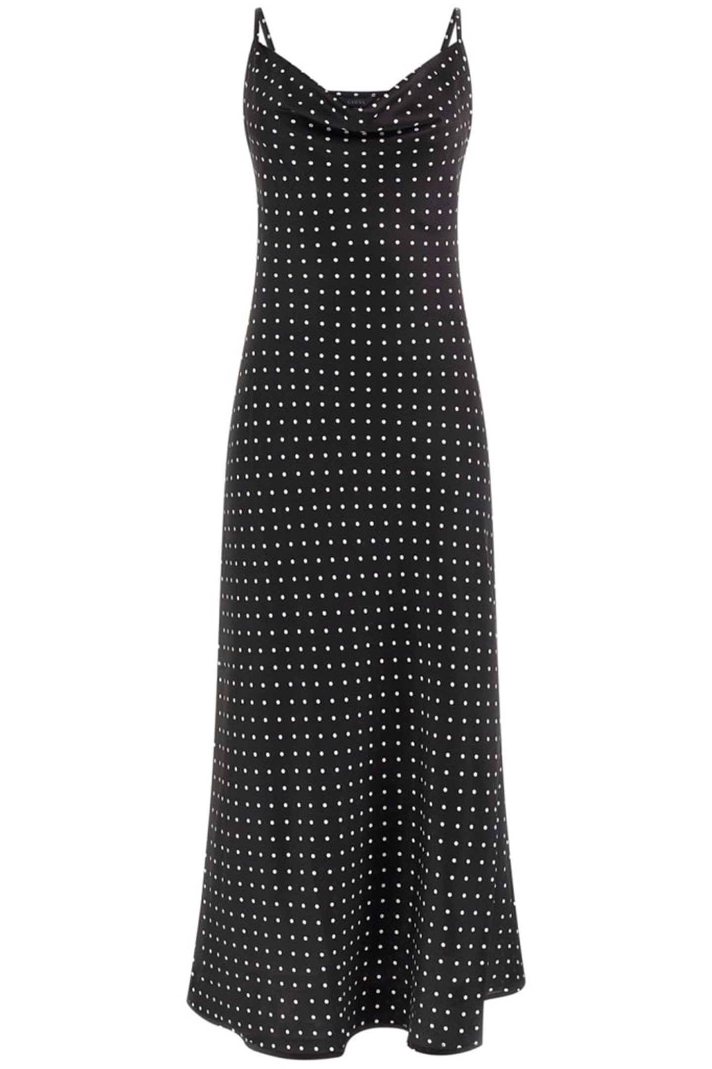 GUESS ECO AKILINA DRESS BLACK ON WHITE POIS 3