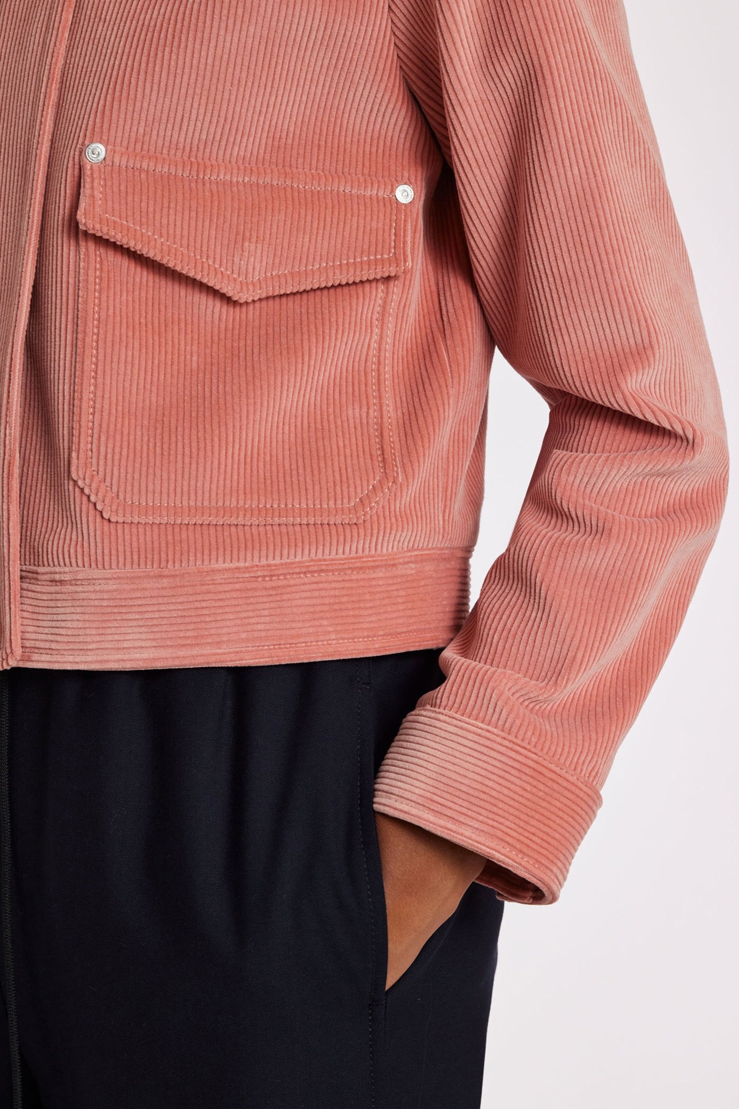 WOMENS JACKET CORD POWDER PINK 5