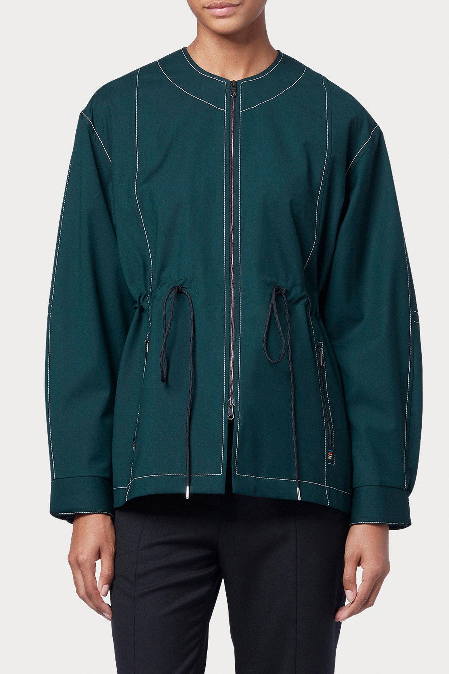 WOMENS JACKET BOTTLE GREEN 1