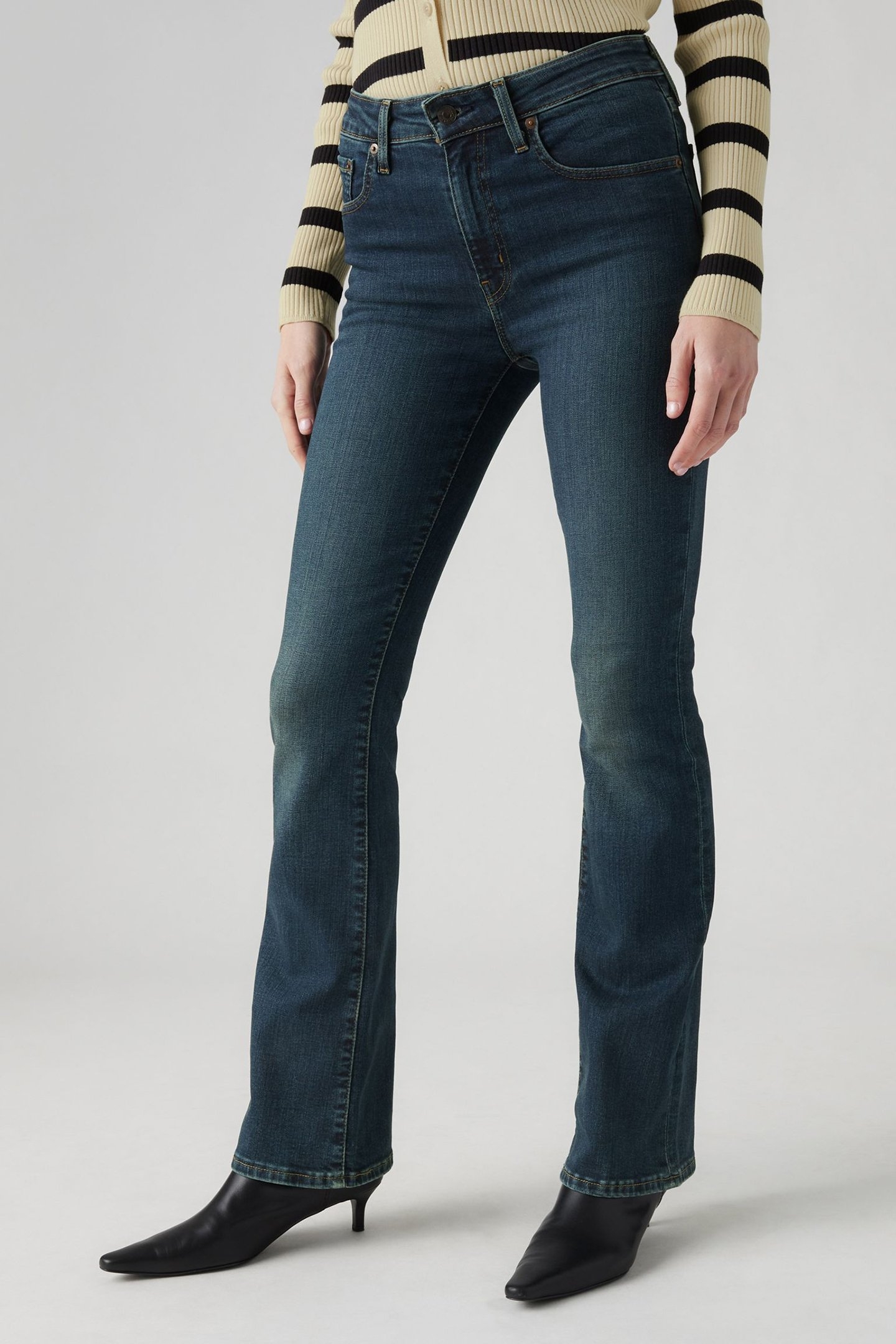 725 HIGH RISE BOOTCUT BLUE SWELL 1