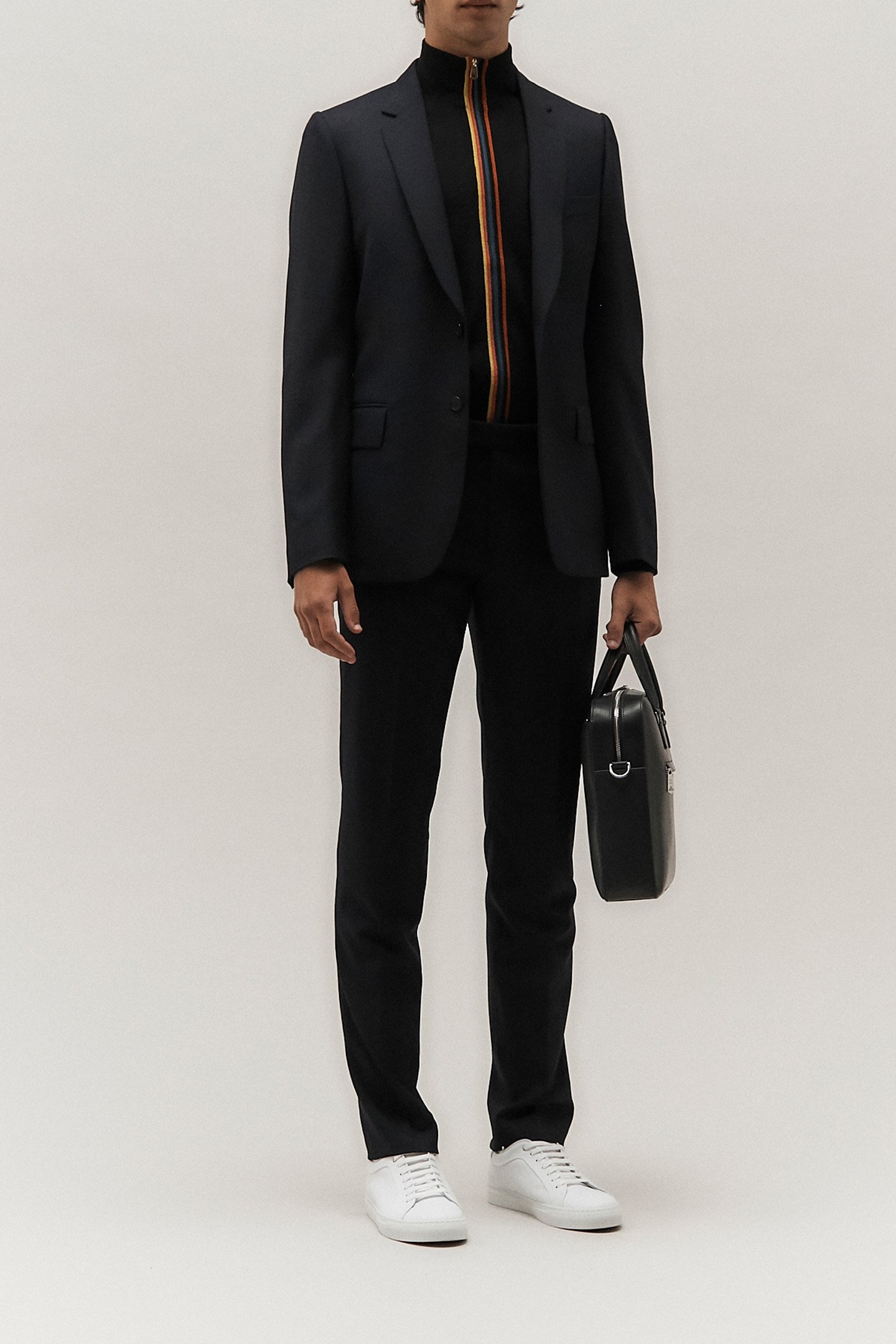 GENTS TAILORED FIT 2 BTN JACKET VERY DARK NAVY 1