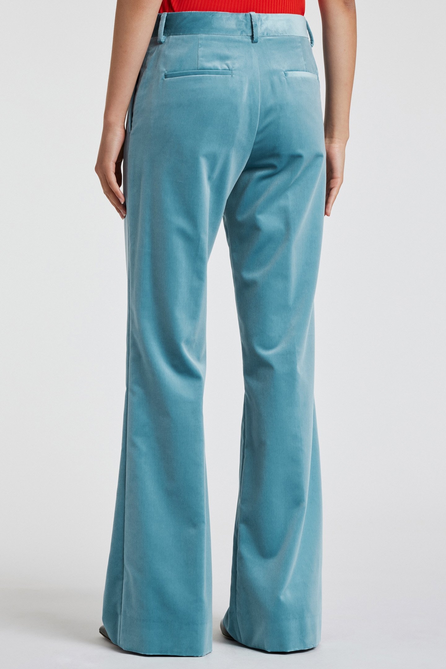 WOMENS TROUSERS PETROL BLUE 2