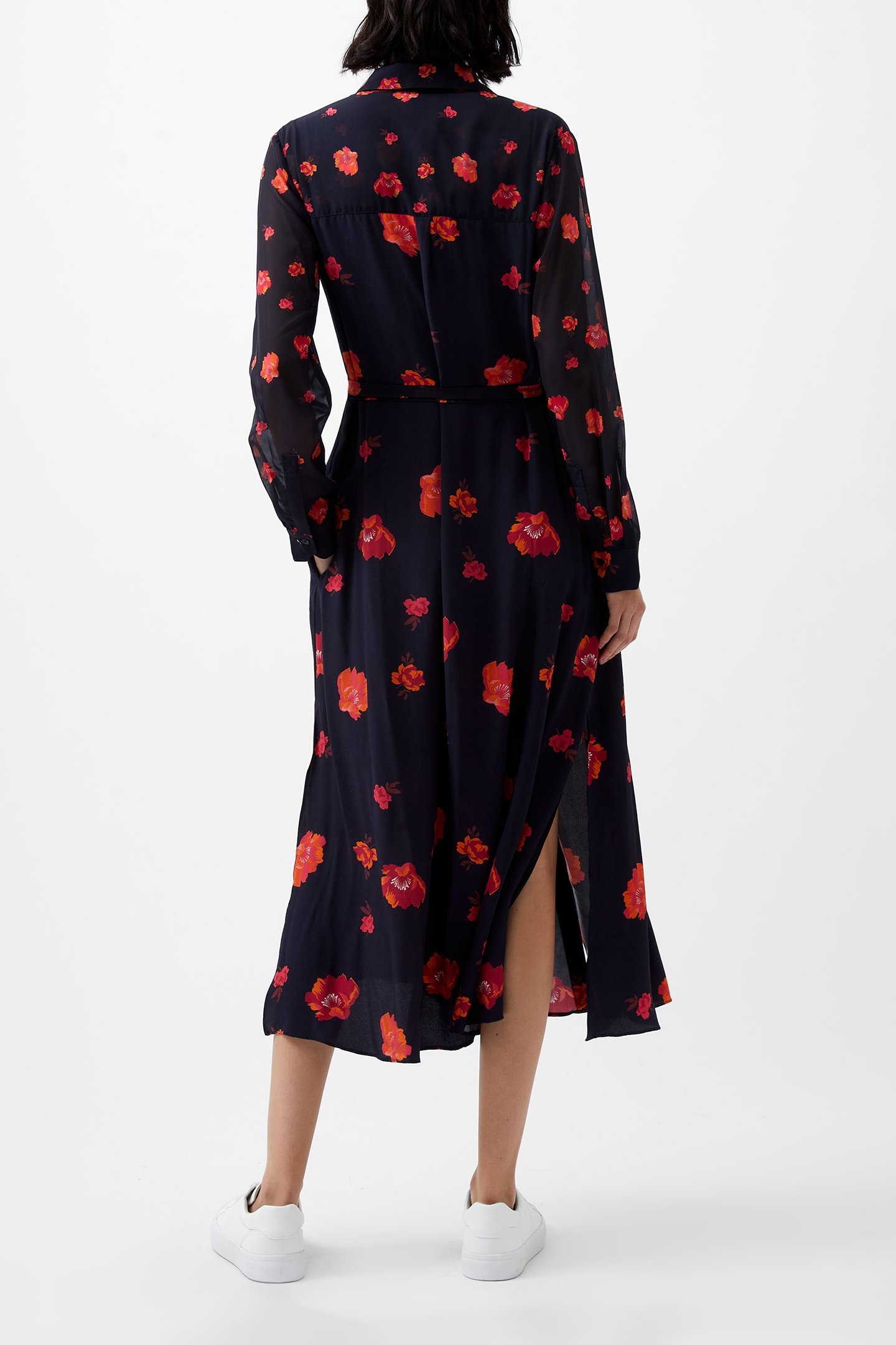 ELLA ROSE LS SHIRT DRESS MARINE MULTI 2