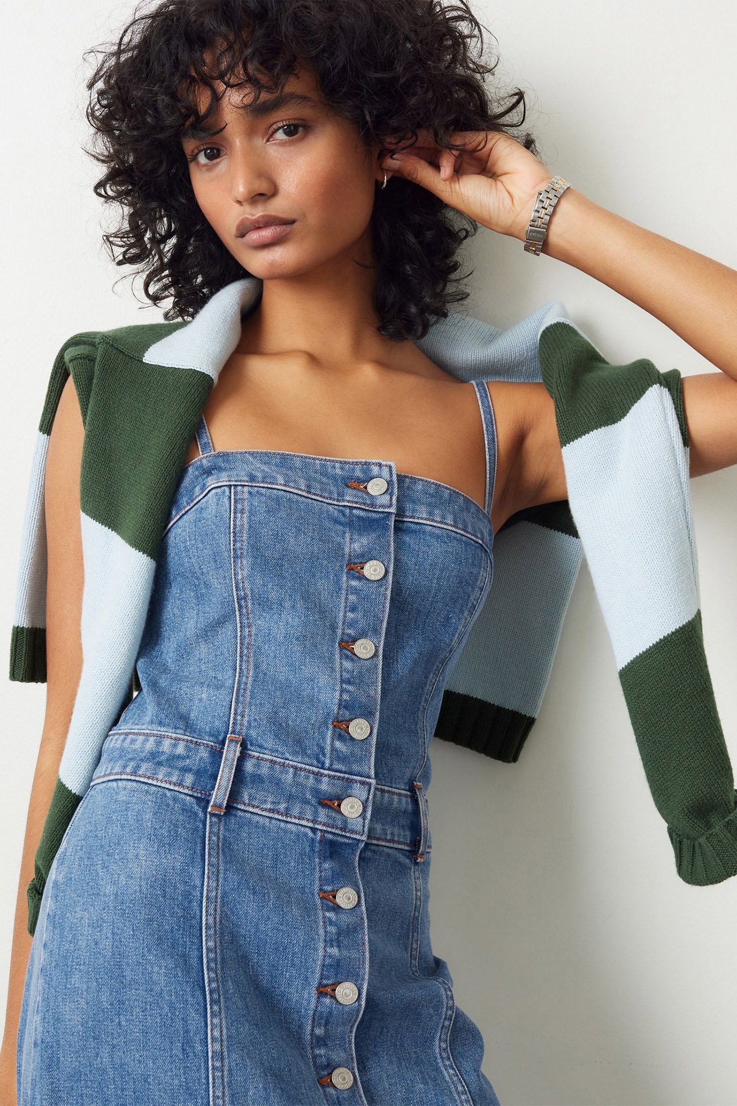 DENIM BUSTIER DRESS DREAMING OF BLUE 7