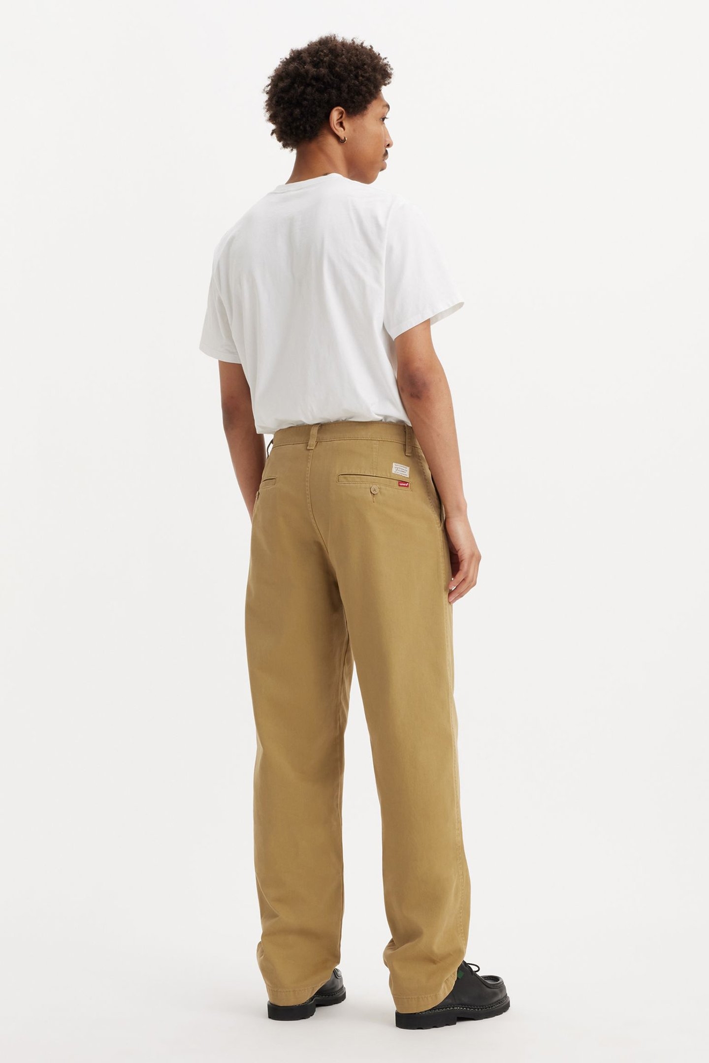 XX CHINO LOOSE STRT PLTD BRITISH KHAKI 2