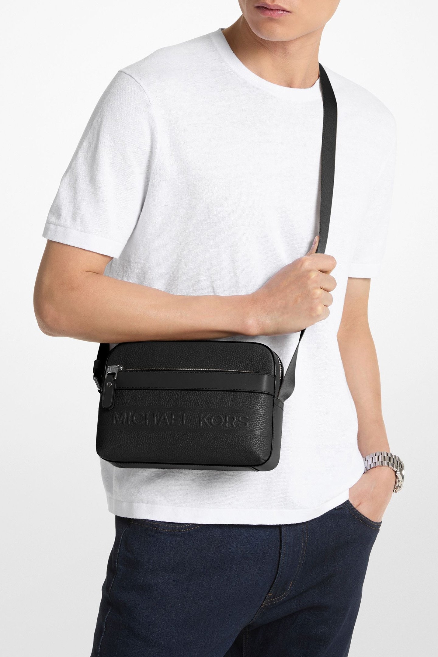 UTILITY CROSS BODY BAG IN BLACK 2
