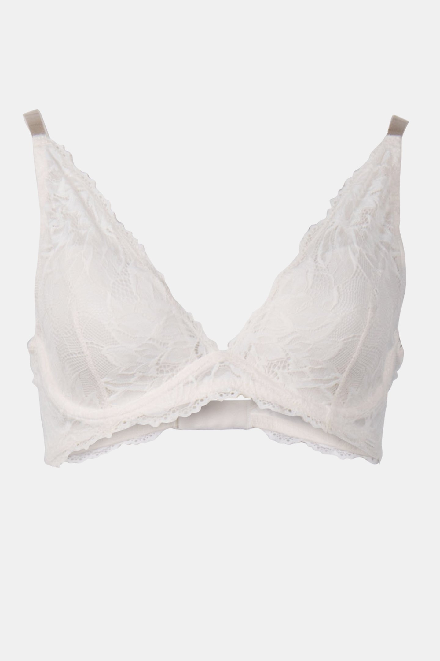 LIGHTLY LINED PLUNGE IVORY 3