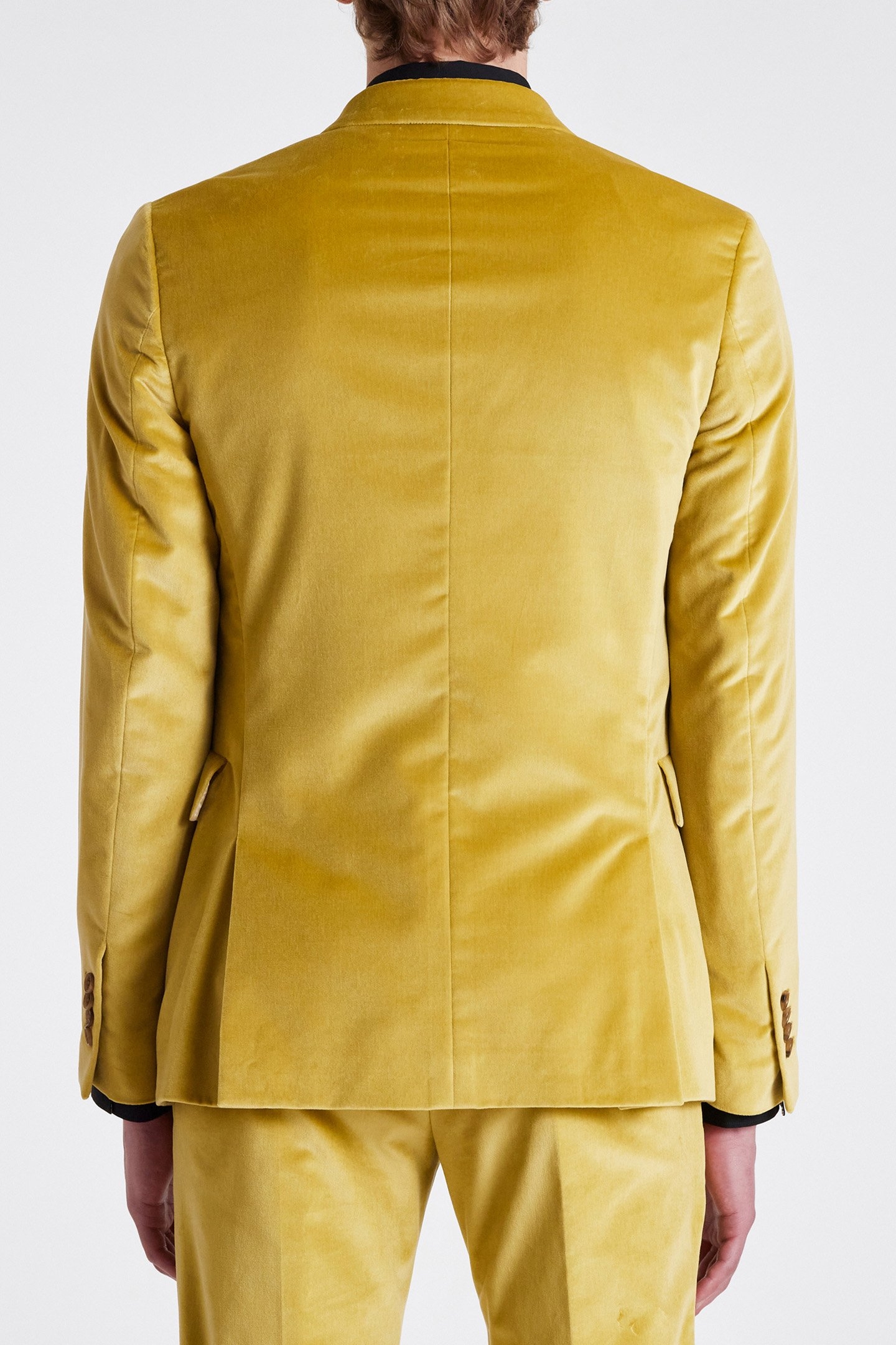 SLIM FIT 2 BUTTON JACKET GOLDEN YELLOW 2