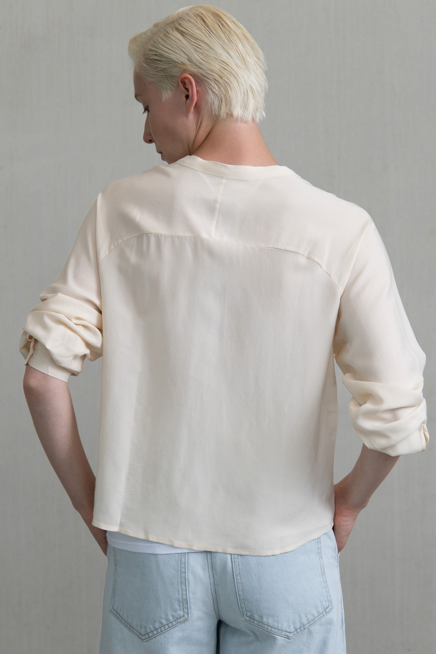 DIPLO B BLOUSE OYSTER 2