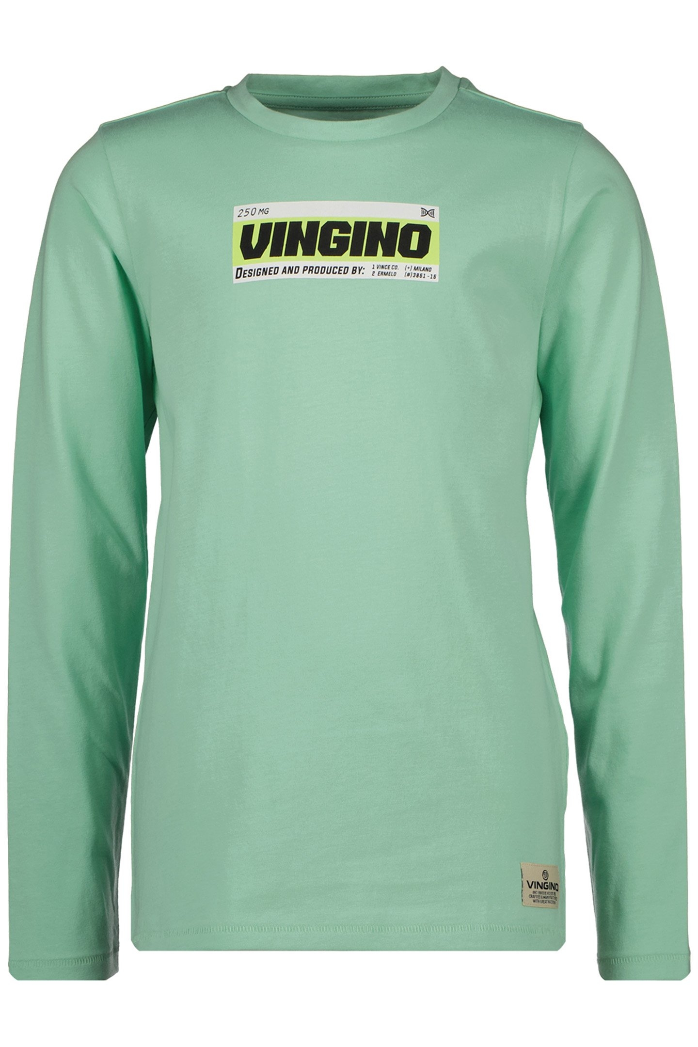 BOY'S JIS T-SHIRT PALE GREEN 1