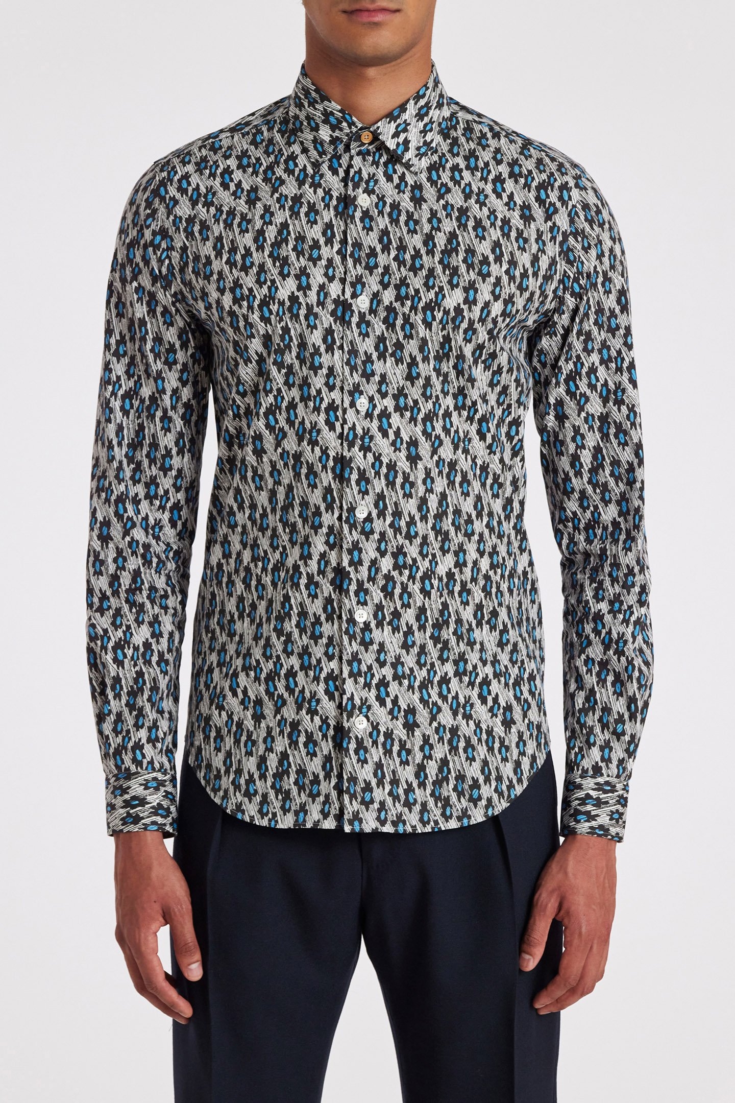 S/C SUPER SLIM FIT SHIRT WHITE 1