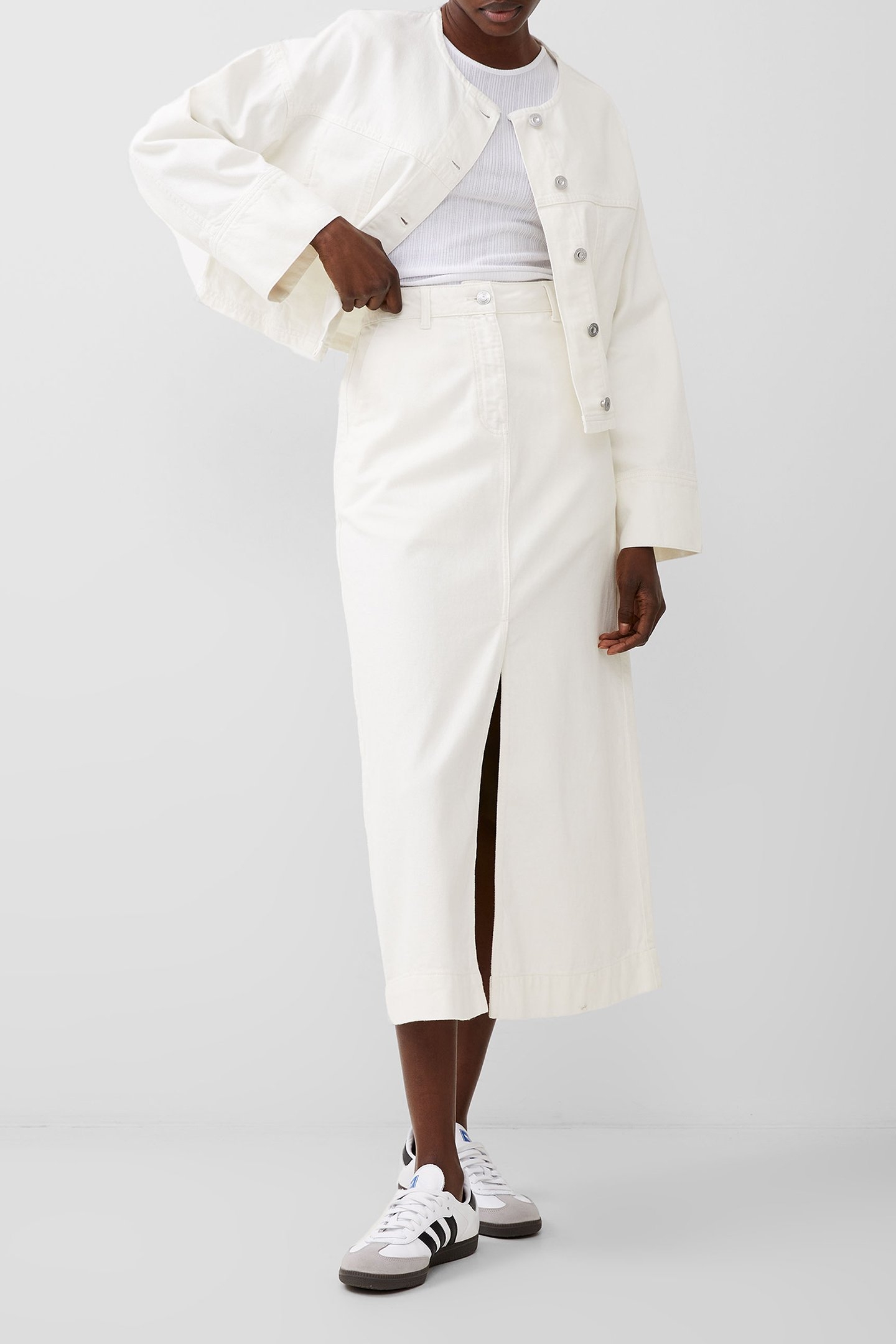 DENVER DENIM WIDE SLEEVE JKT ECRU 2