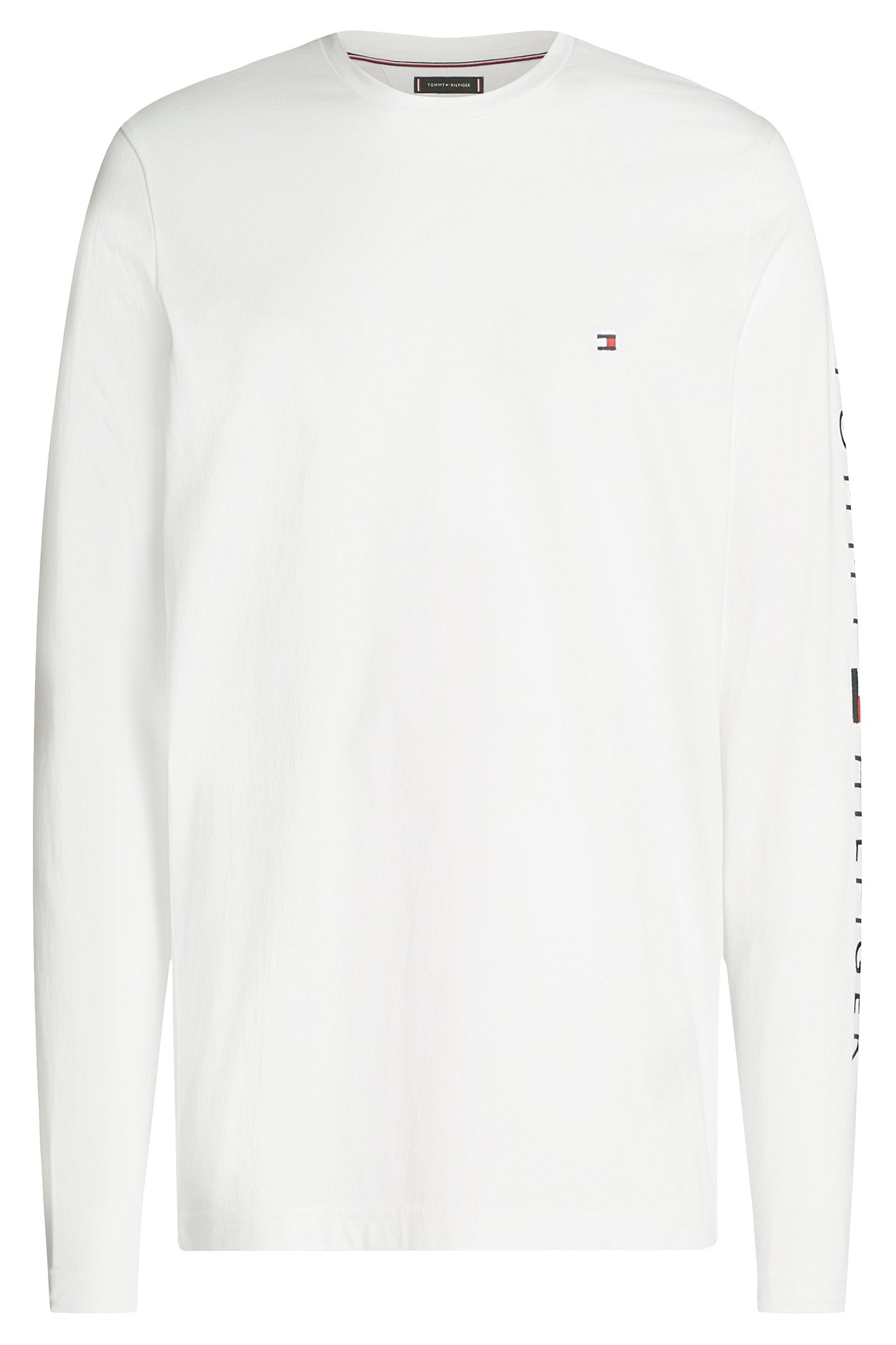 TOMMY LOGO LONG SLEEVE MEDIUM FIT SHIRT WHITE 4