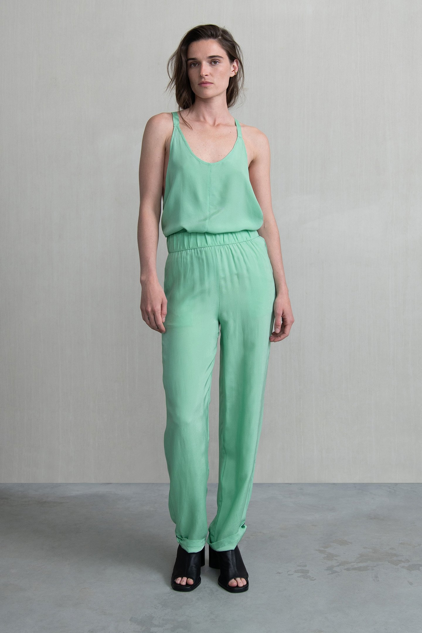 SANDA D TROUSERS MINT 1