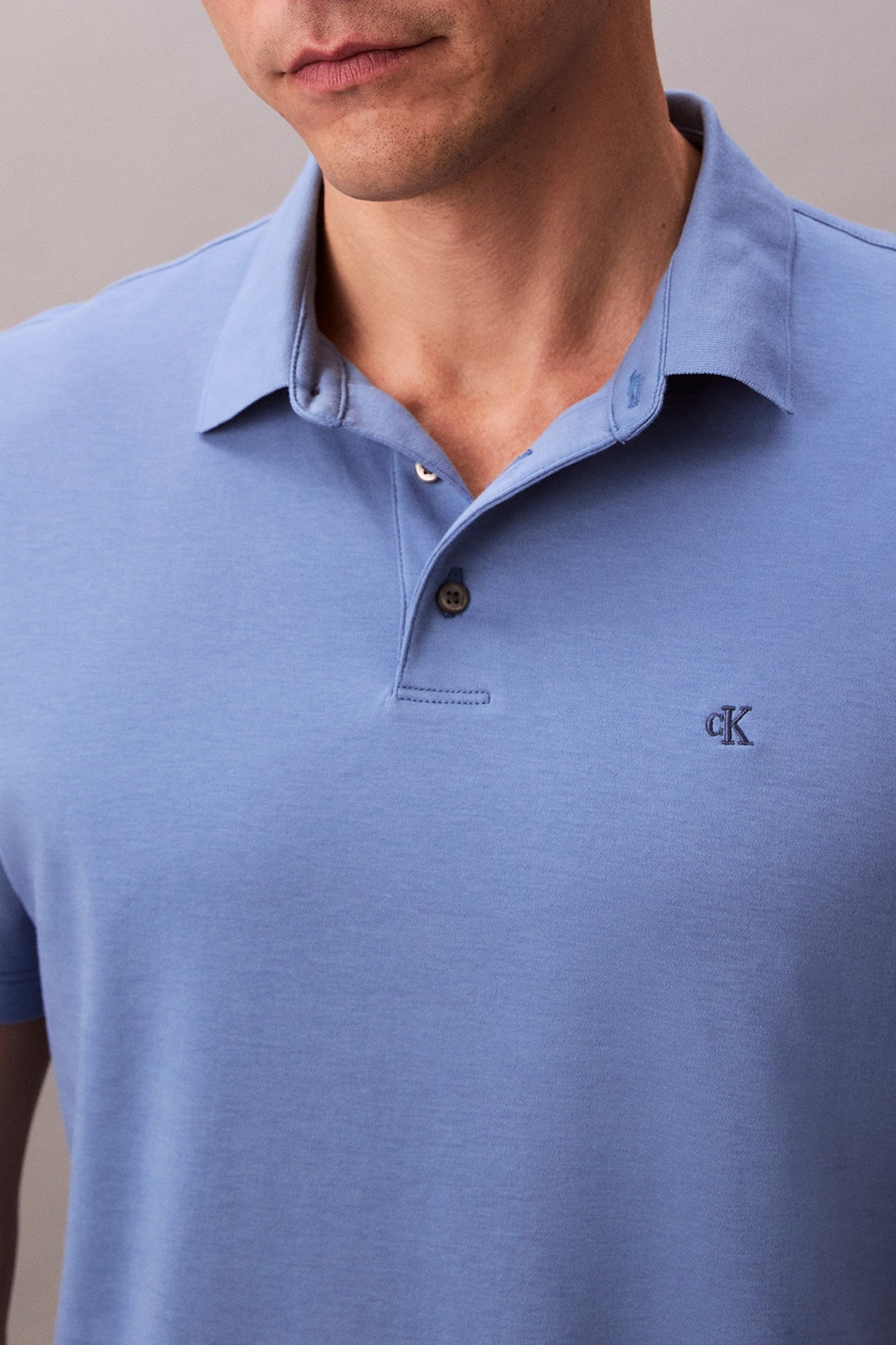 CK SUPIMA POLO REG FIT NILE BLUE 5