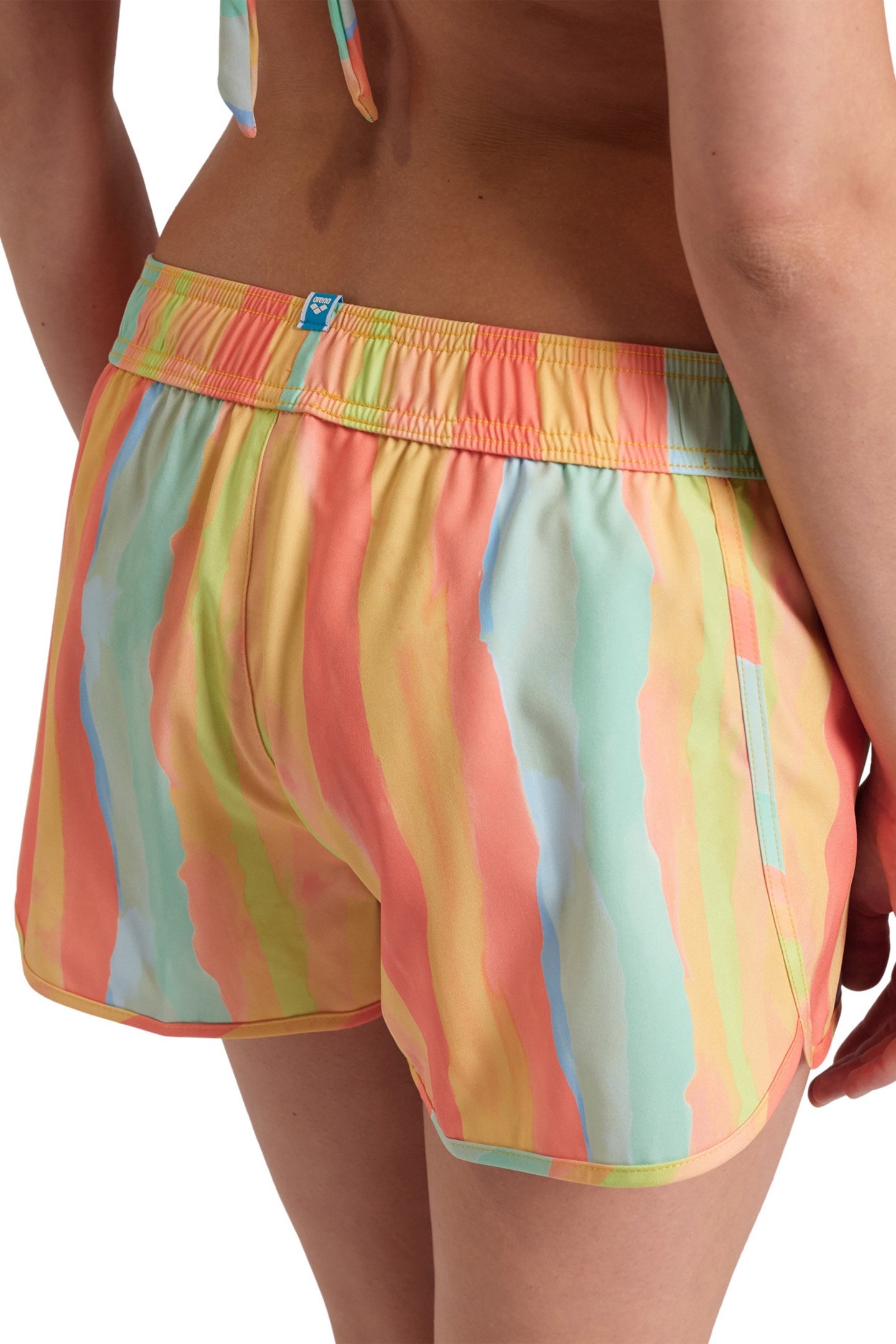 W ARENA WATER PRINTS BEACH SHORT MULTISTRIPES 5