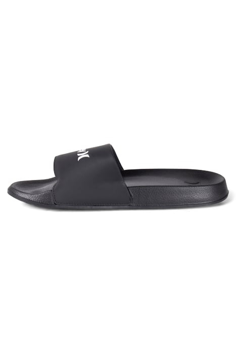 1PK MENS WORDMARK SLIDE BLACK / WHITE 3