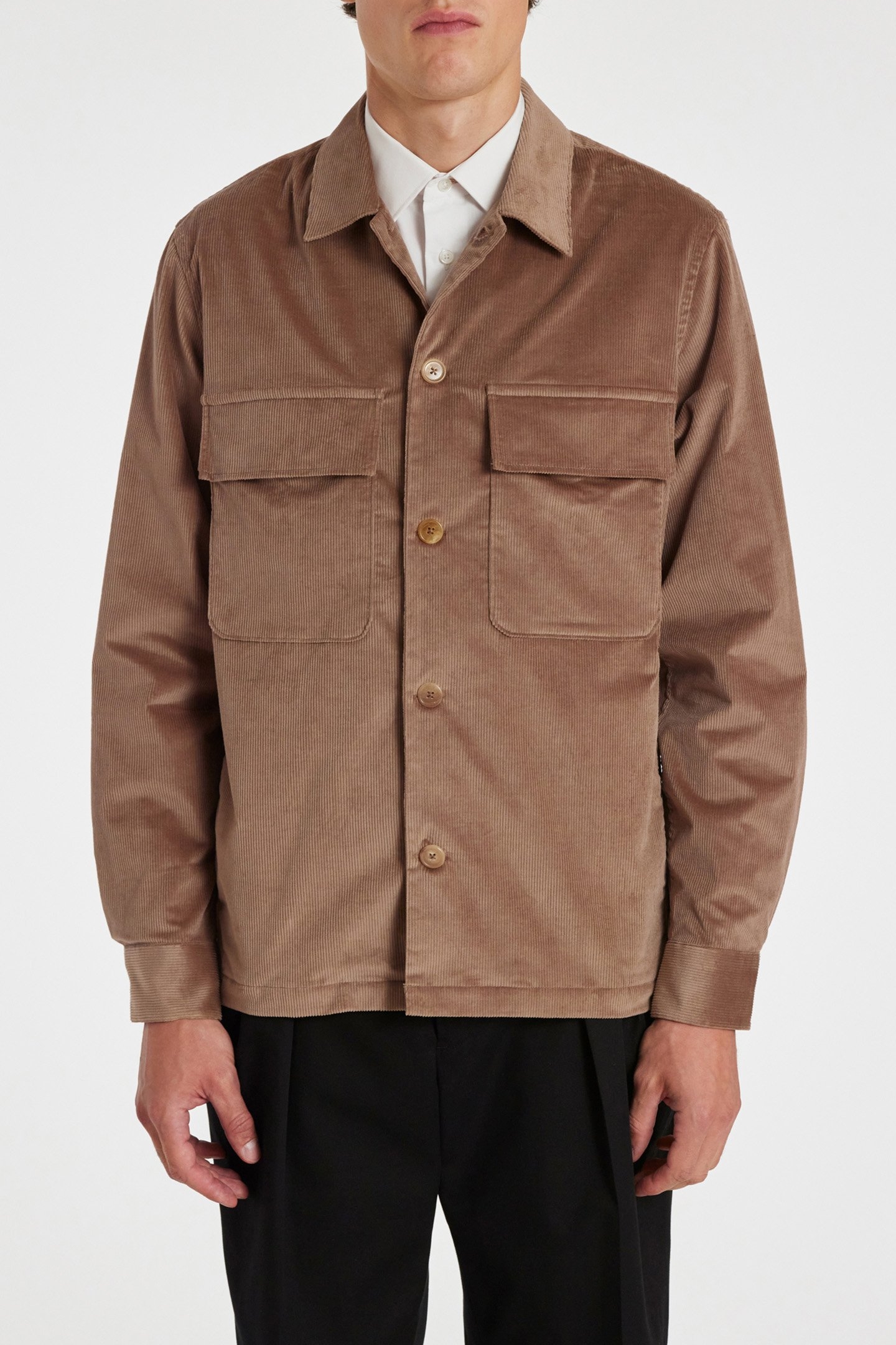 CASUAL FIT SHIRT TAUPE 1