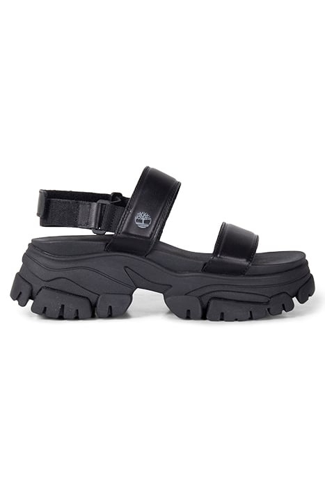ADLEY WAY SANDAL BACKSTRAP SANDAL JET BLACK 1