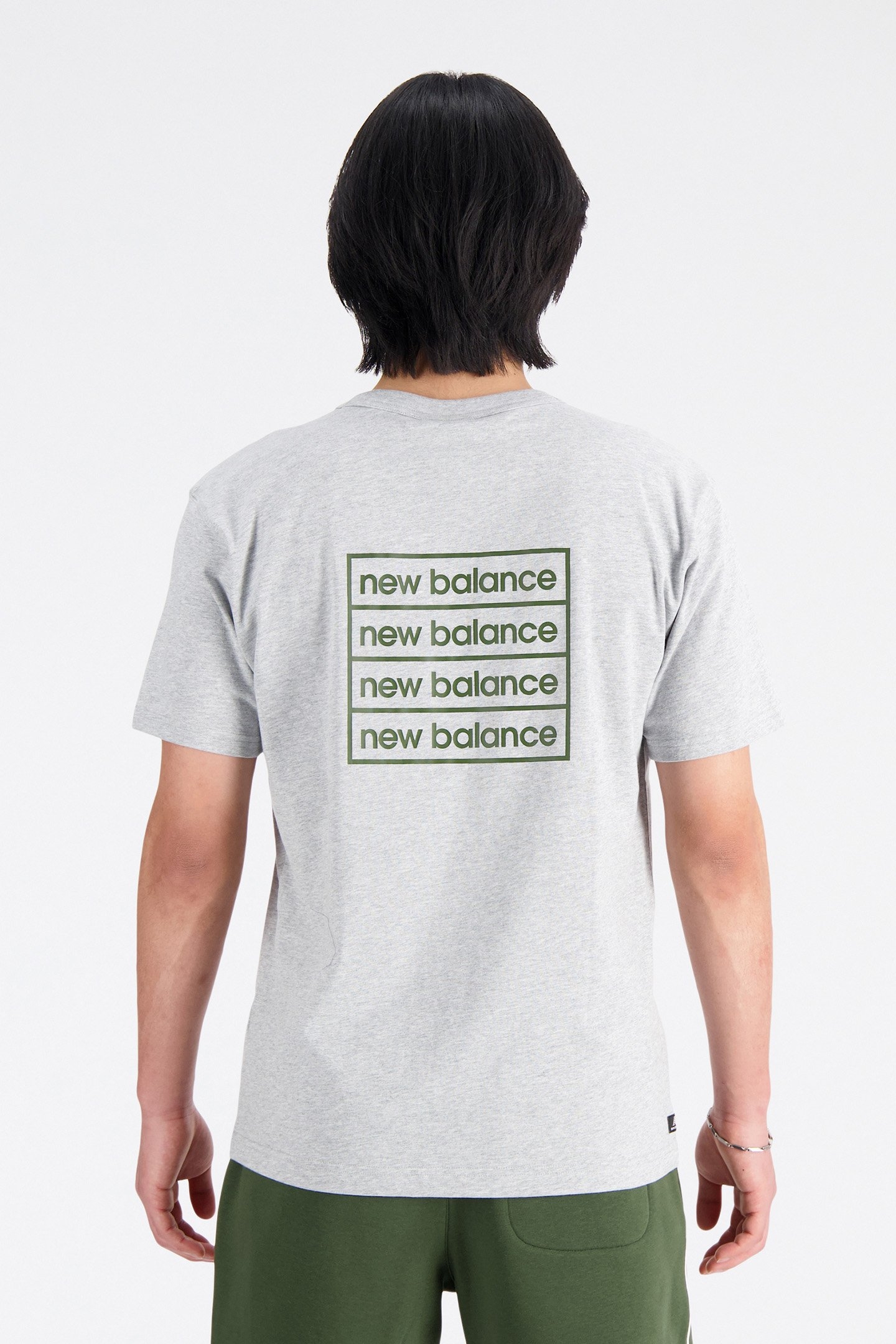 NB LOGO T-SHIRT IN GREY 2