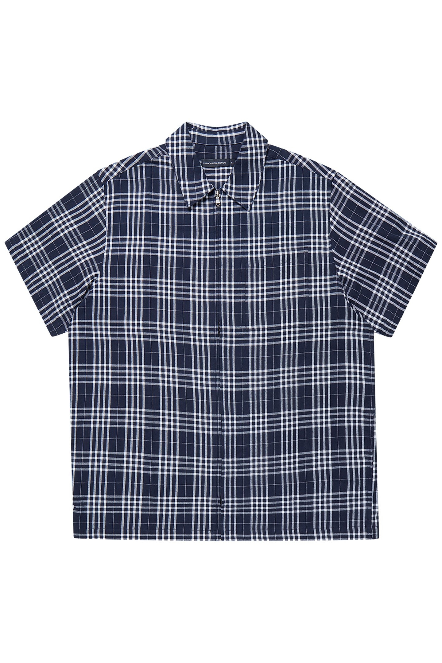 PENDINE CHECK SS SHIRT MARINE MULTI 3