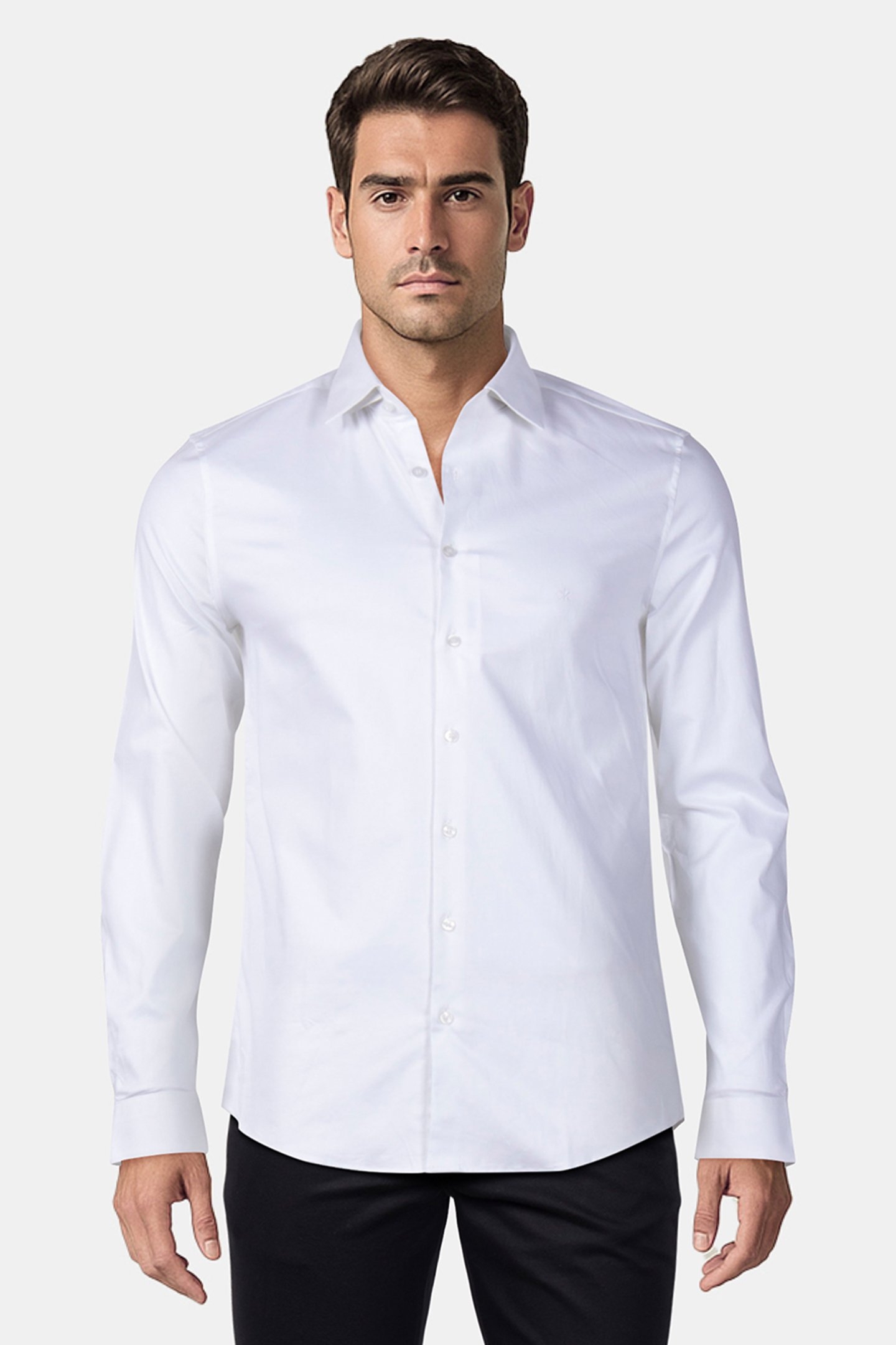 TWILL EASY CARE SLIM WHITE 1