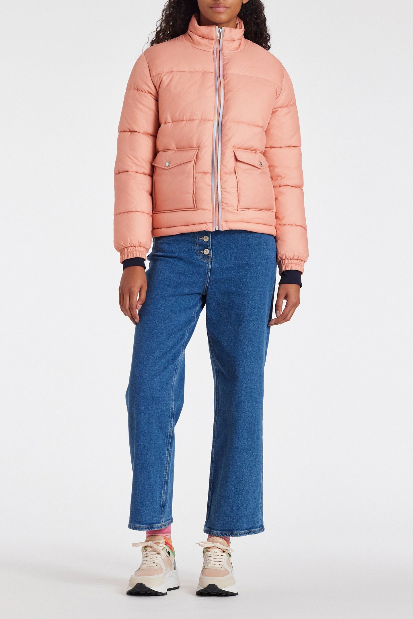 FIBRE DOWN JACKET POWDER PINK 3