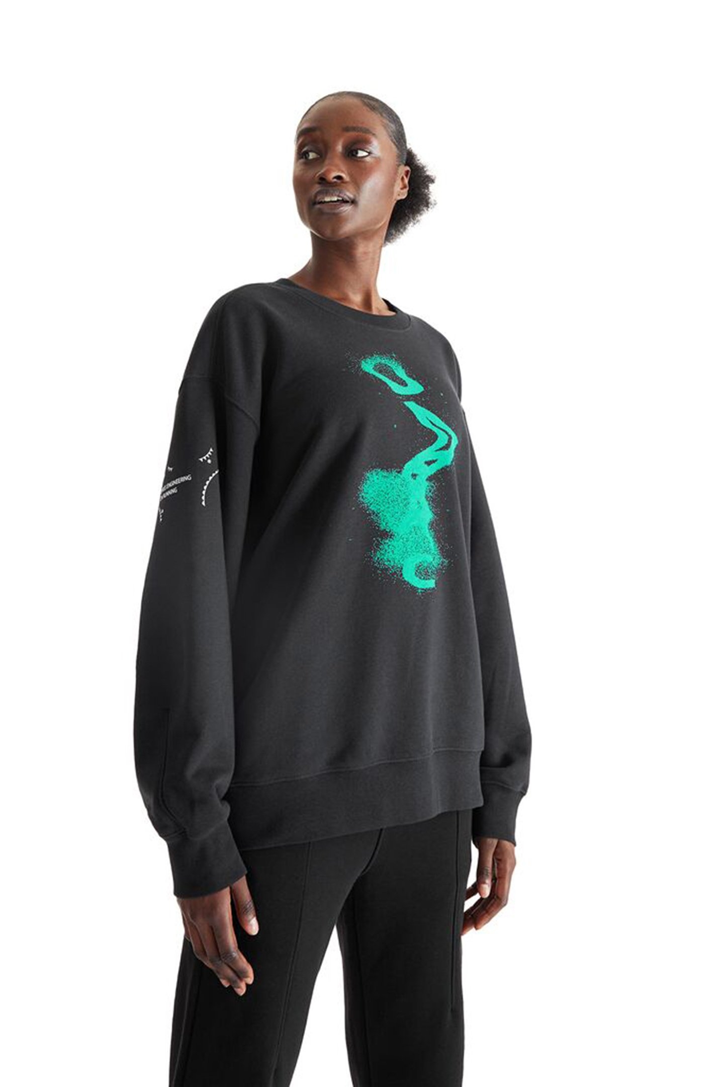 GRAPHIC CLUB CREW 1 BLACK MINT 1