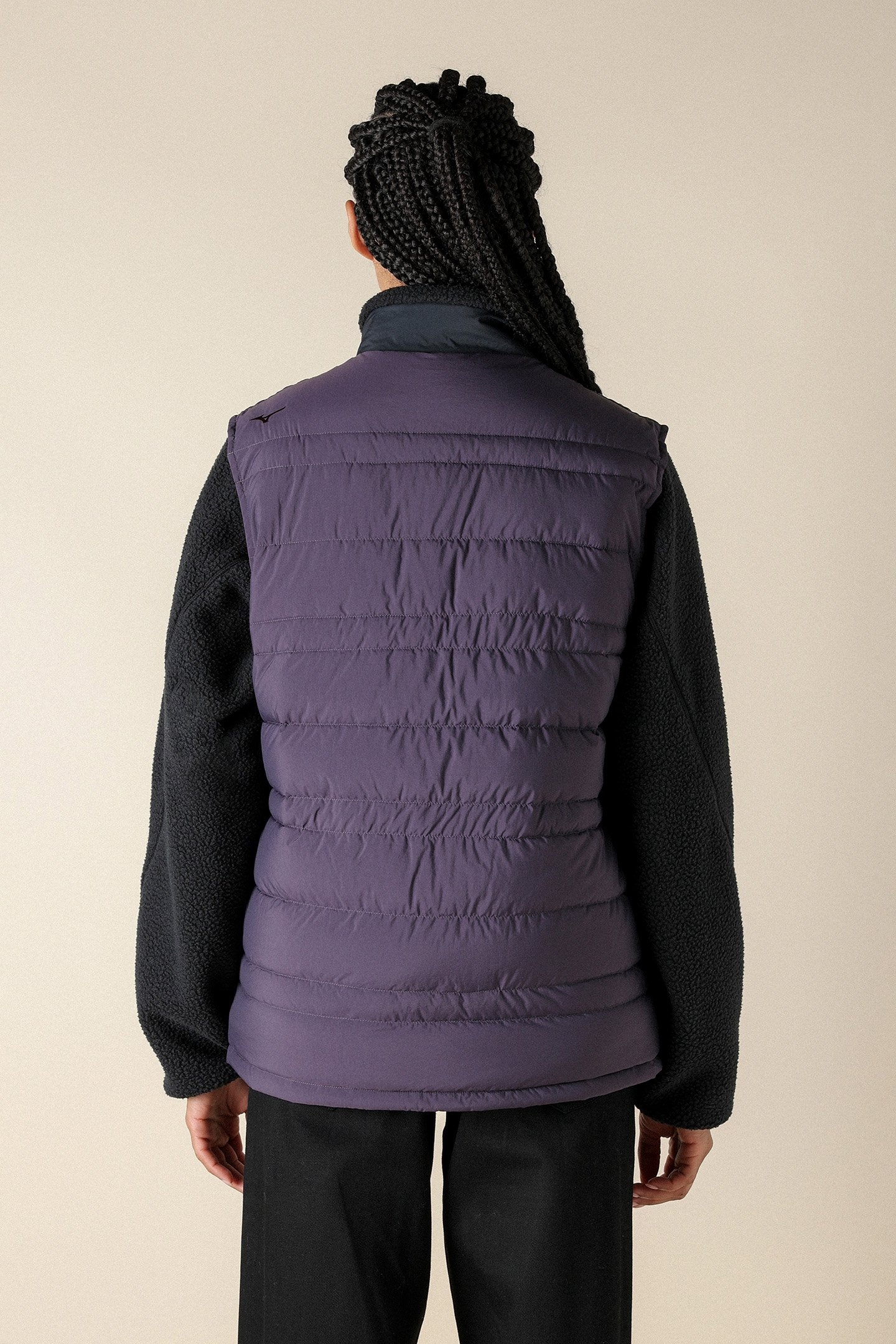 UNISEX SL BT LIGHTWEIGHT DOWN VEST MIDNIGHT PLUM 2