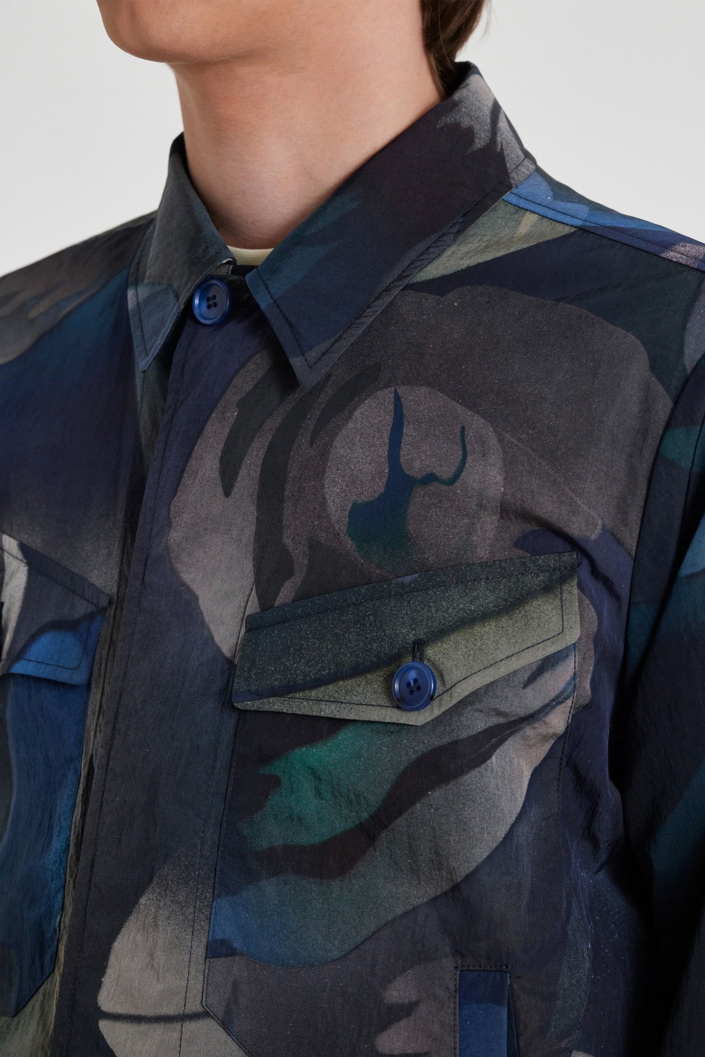 MENS ZIP FRONT JACKET NAVY 5