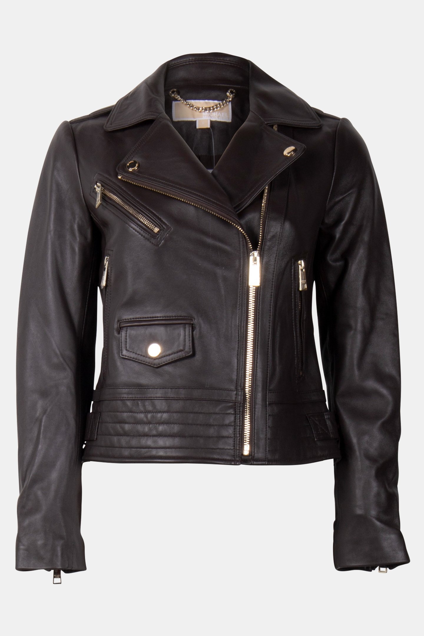 BIKER JACKET IN CHOCOLATE BROWN 3