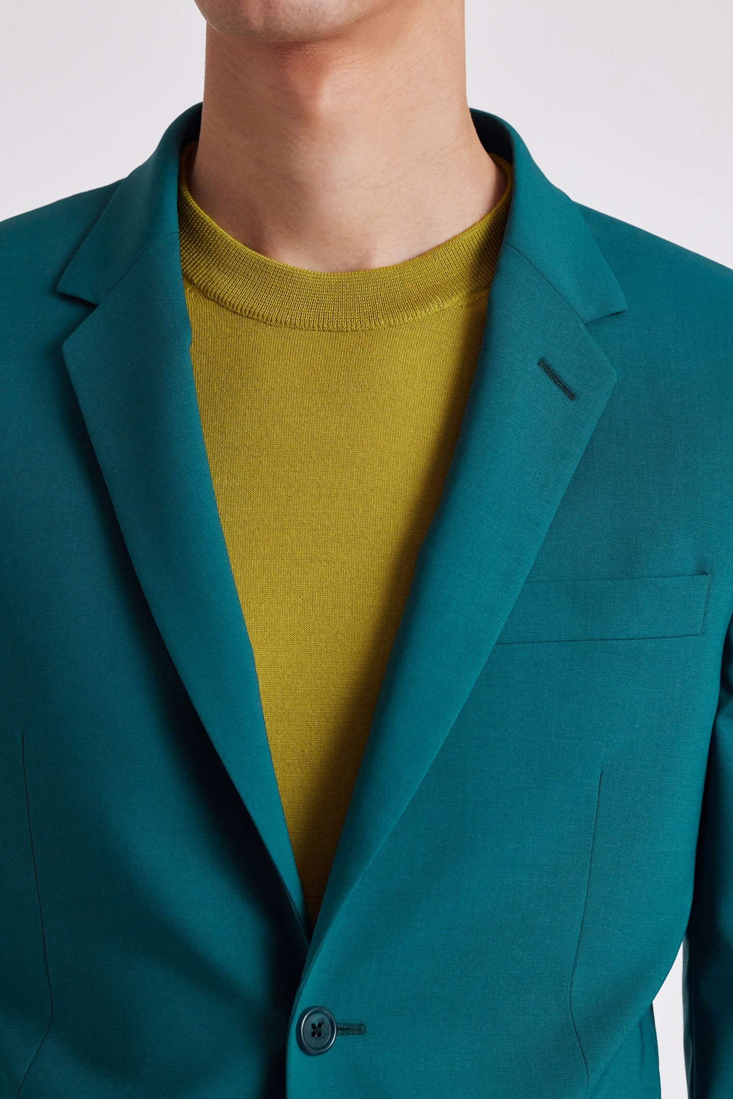 SLIM FIT 2 BUTTON SUIT PETROL BLUE 8