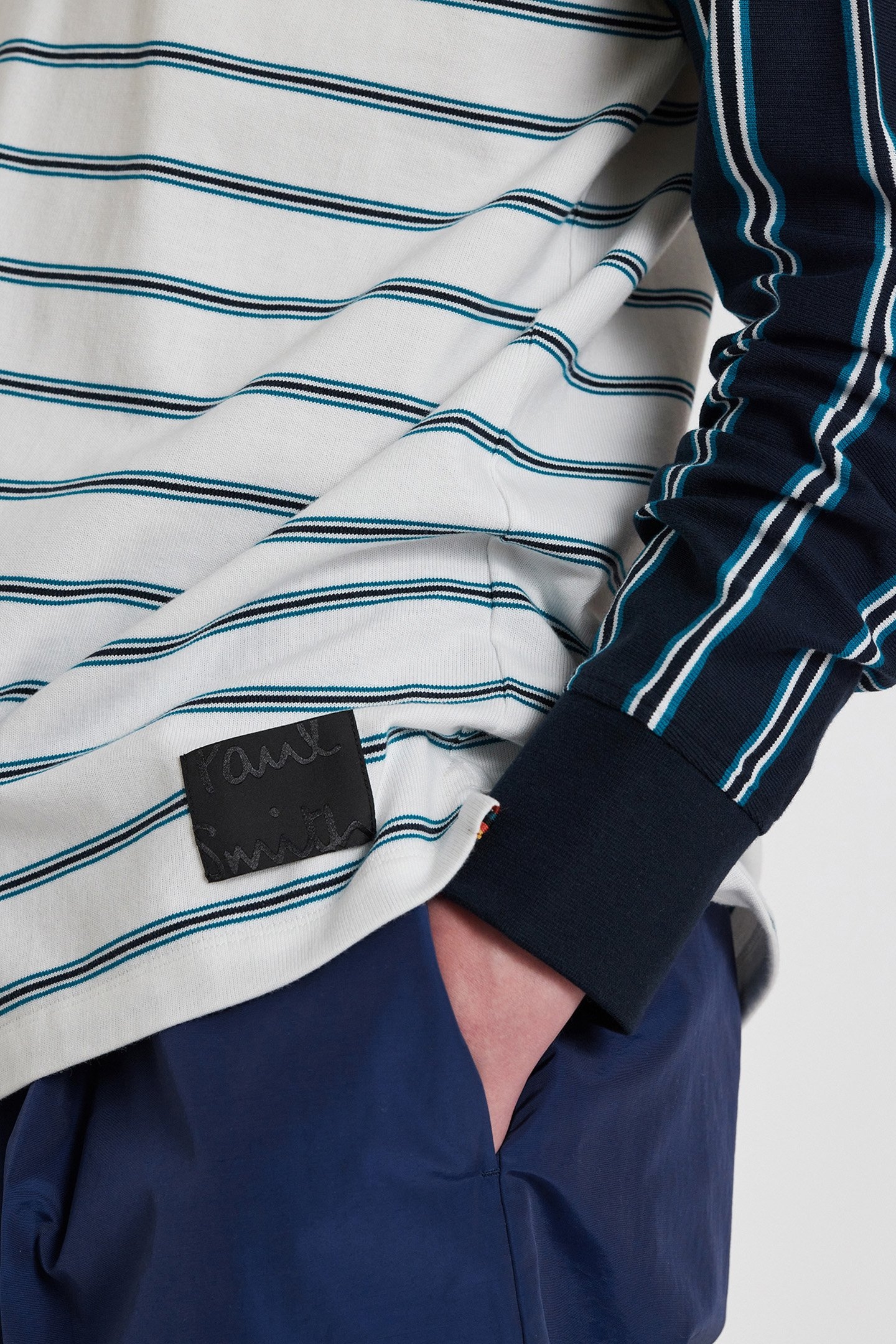 MENS RUGBY SHIRT WHITE 5