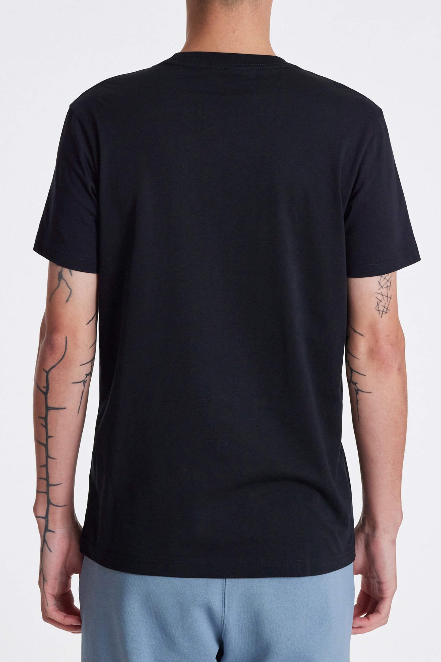 MENS SLIM FIT T-SHIRT BROKEN BOARD VERY DARK NAVY 2